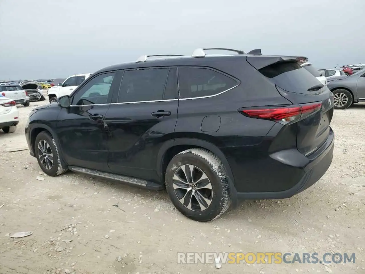2 Фотография поврежденного автомобиля 5TDGZRAH7NS126955 TOYOTA HIGHLANDER 2022