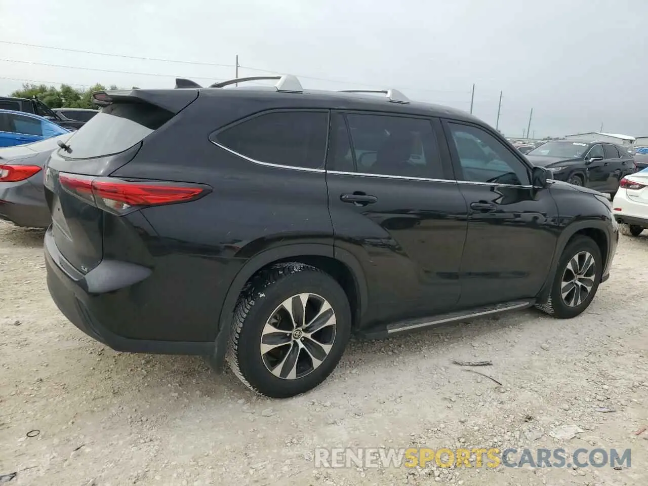 3 Фотография поврежденного автомобиля 5TDGZRAH7NS126955 TOYOTA HIGHLANDER 2022