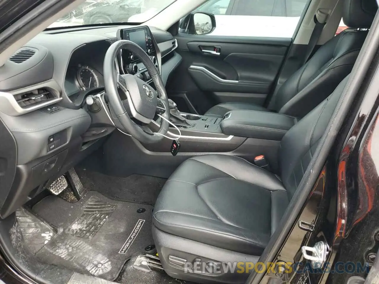 7 Фотография поврежденного автомобиля 5TDGZRAH7NS126955 TOYOTA HIGHLANDER 2022