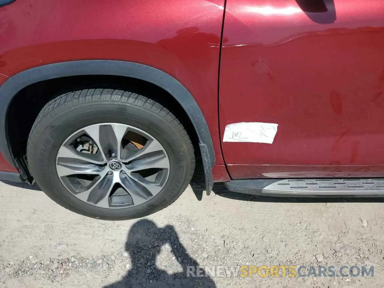 13 Фотография поврежденного автомобиля 5TDGZRAH8NS540391 TOYOTA HIGHLANDER 2022