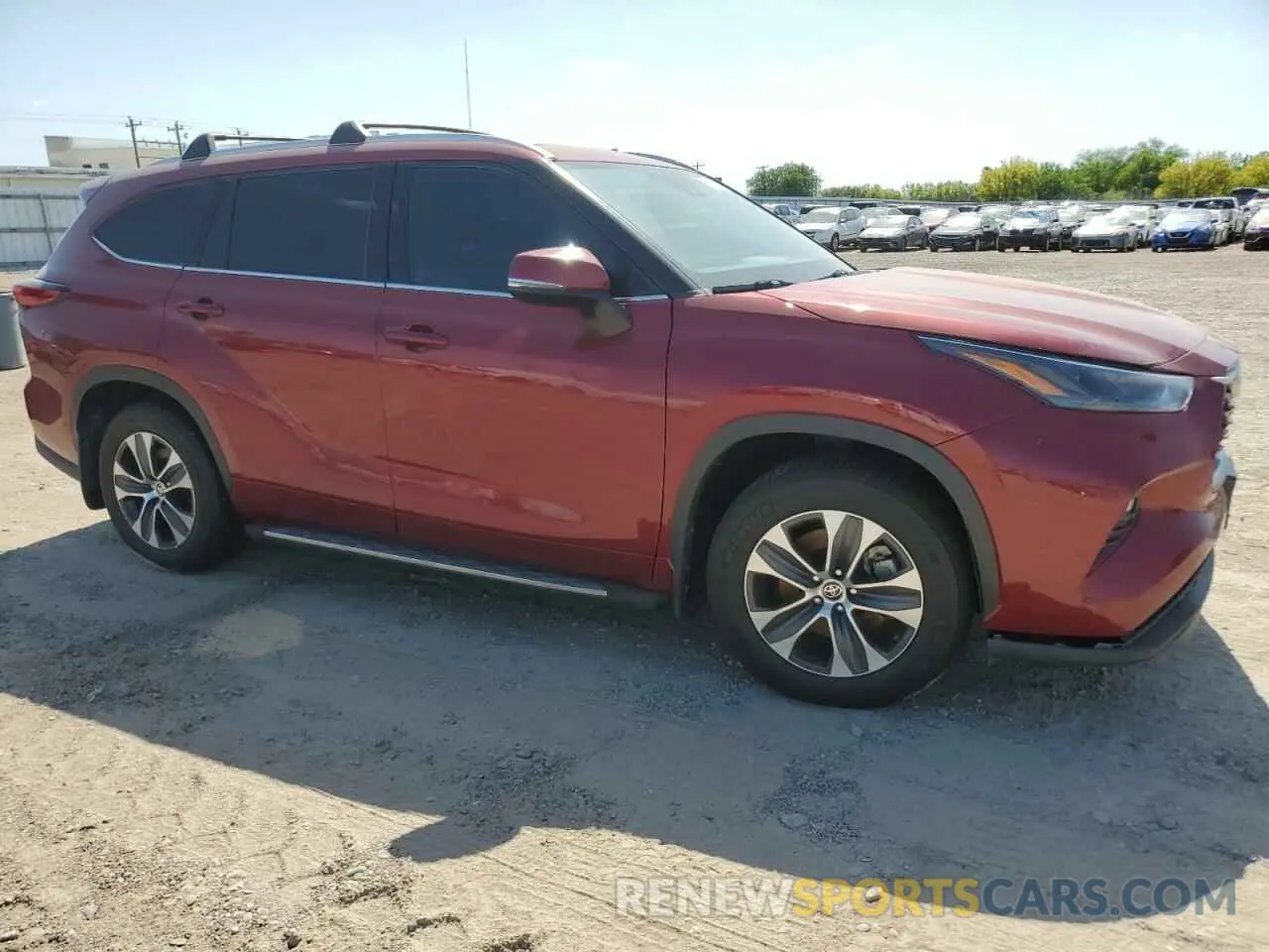 4 Фотография поврежденного автомобиля 5TDGZRAH8NS540391 TOYOTA HIGHLANDER 2022