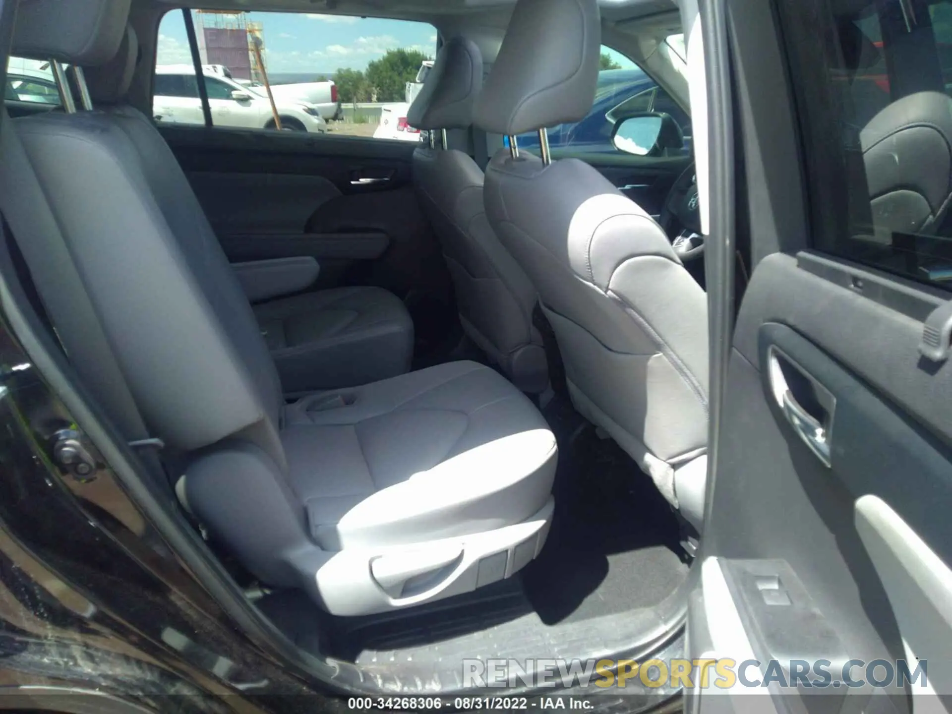 8 Фотография поврежденного автомобиля 5TDGZRAH8NS545011 TOYOTA HIGHLANDER 2022