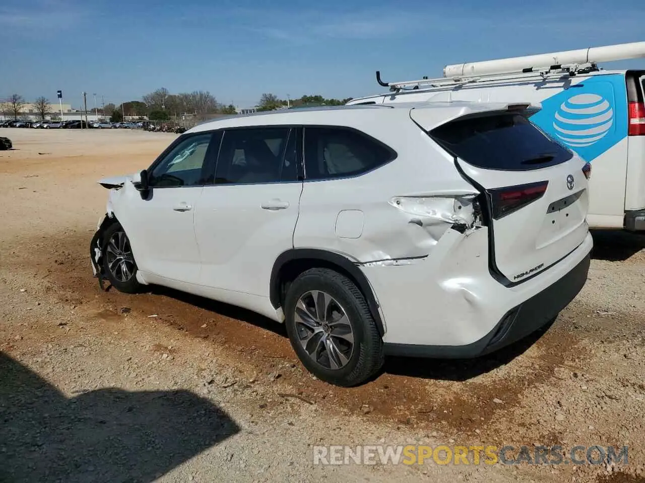 2 Фотография поврежденного автомобиля 5TDGZRAH9NS092131 TOYOTA HIGHLANDER 2022