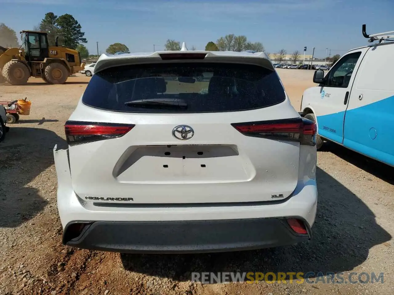 6 Фотография поврежденного автомобиля 5TDGZRAH9NS092131 TOYOTA HIGHLANDER 2022
