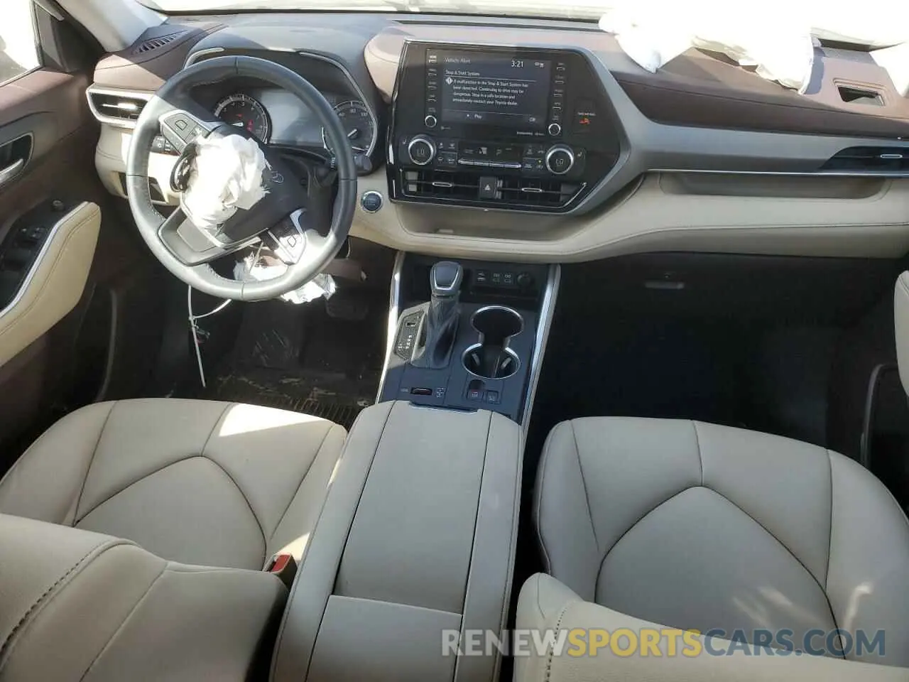 8 Фотография поврежденного автомобиля 5TDGZRAH9NS092131 TOYOTA HIGHLANDER 2022