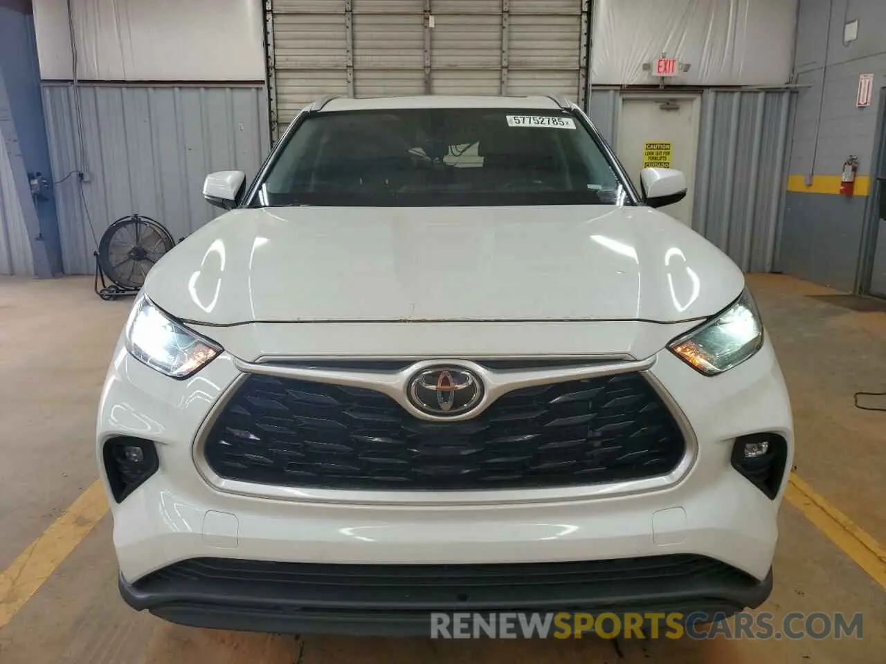 5 Фотография поврежденного автомобиля 5TDGZRAH9NS093618 TOYOTA HIGHLANDER 2022