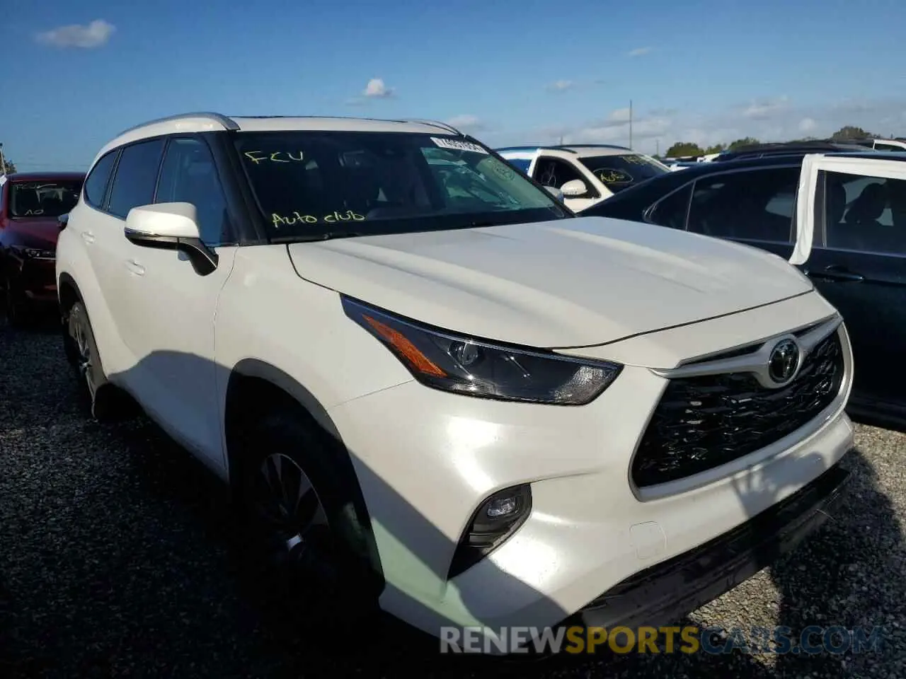 4 Фотография поврежденного автомобиля 5TDGZRBH1NS218688 TOYOTA HIGHLANDER 2022