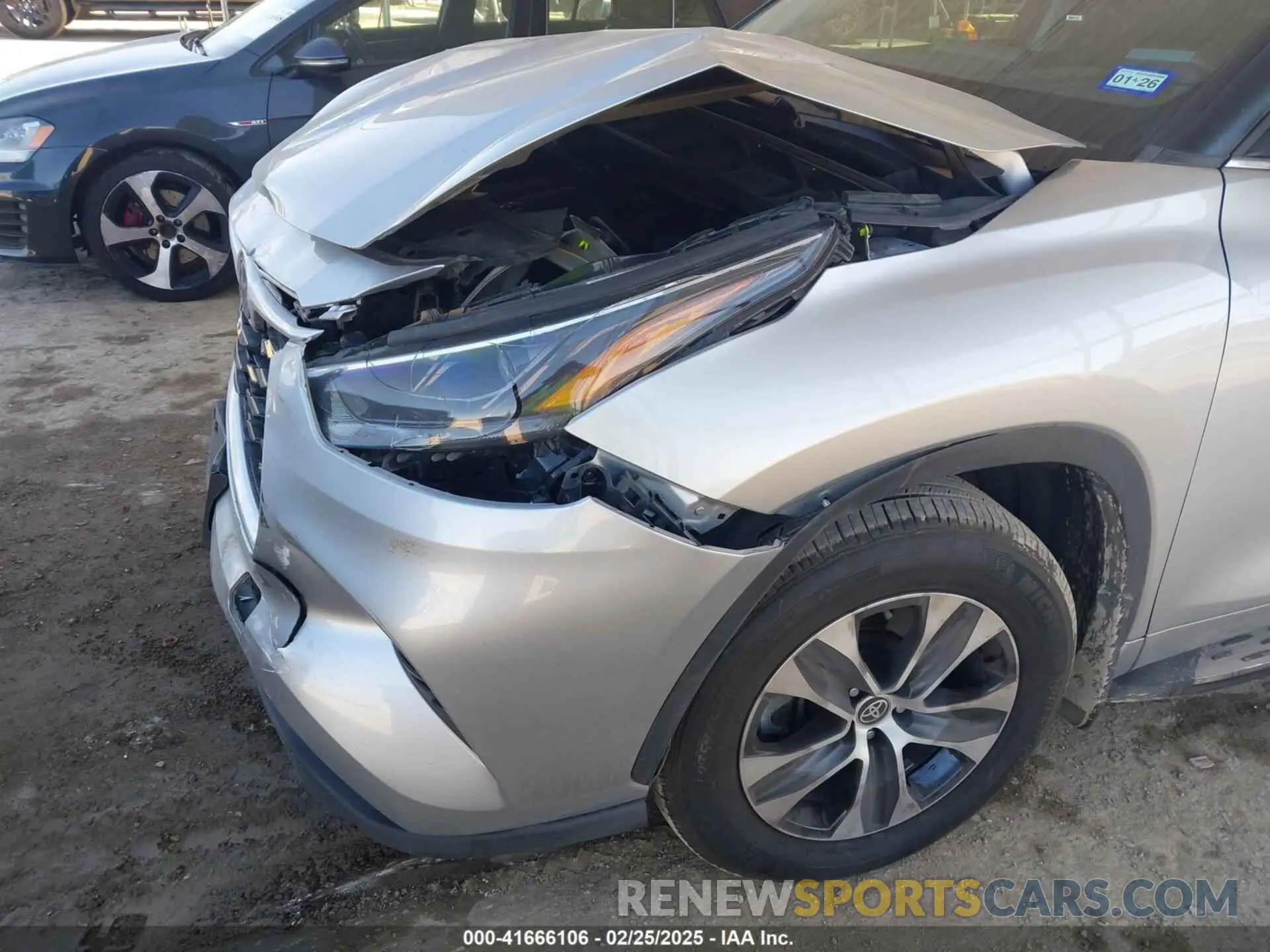 6 Photograph of a damaged car 5TDGZRBH1NS568368 TOYOTA HIGHLANDER 2022