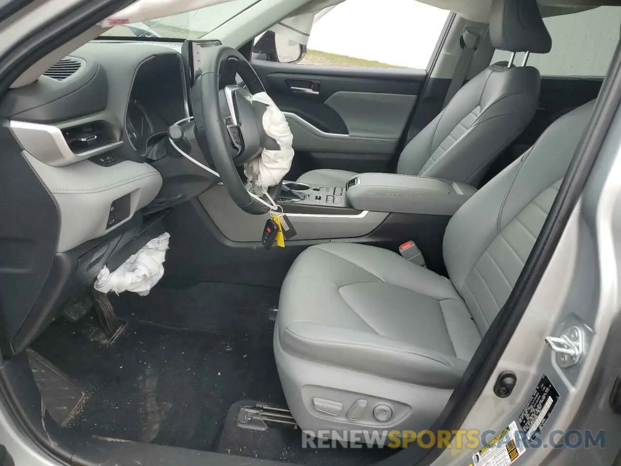 7 Фотография поврежденного автомобиля 5TDGZRBH2NS199388 TOYOTA HIGHLANDER 2022