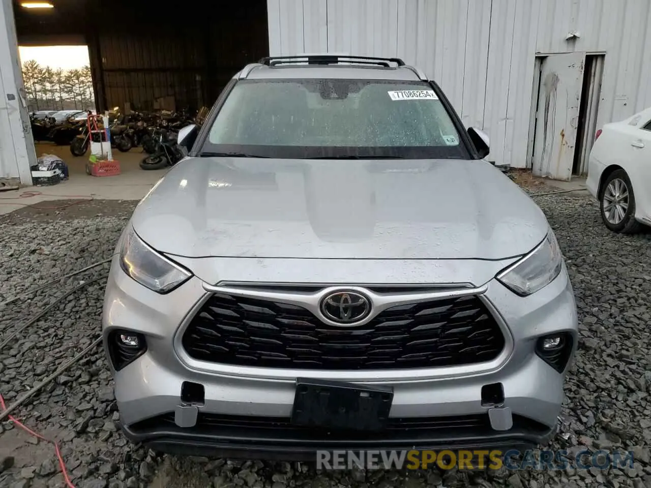 5 Фотография поврежденного автомобиля 5TDGZRBH2NS575412 TOYOTA HIGHLANDER 2022