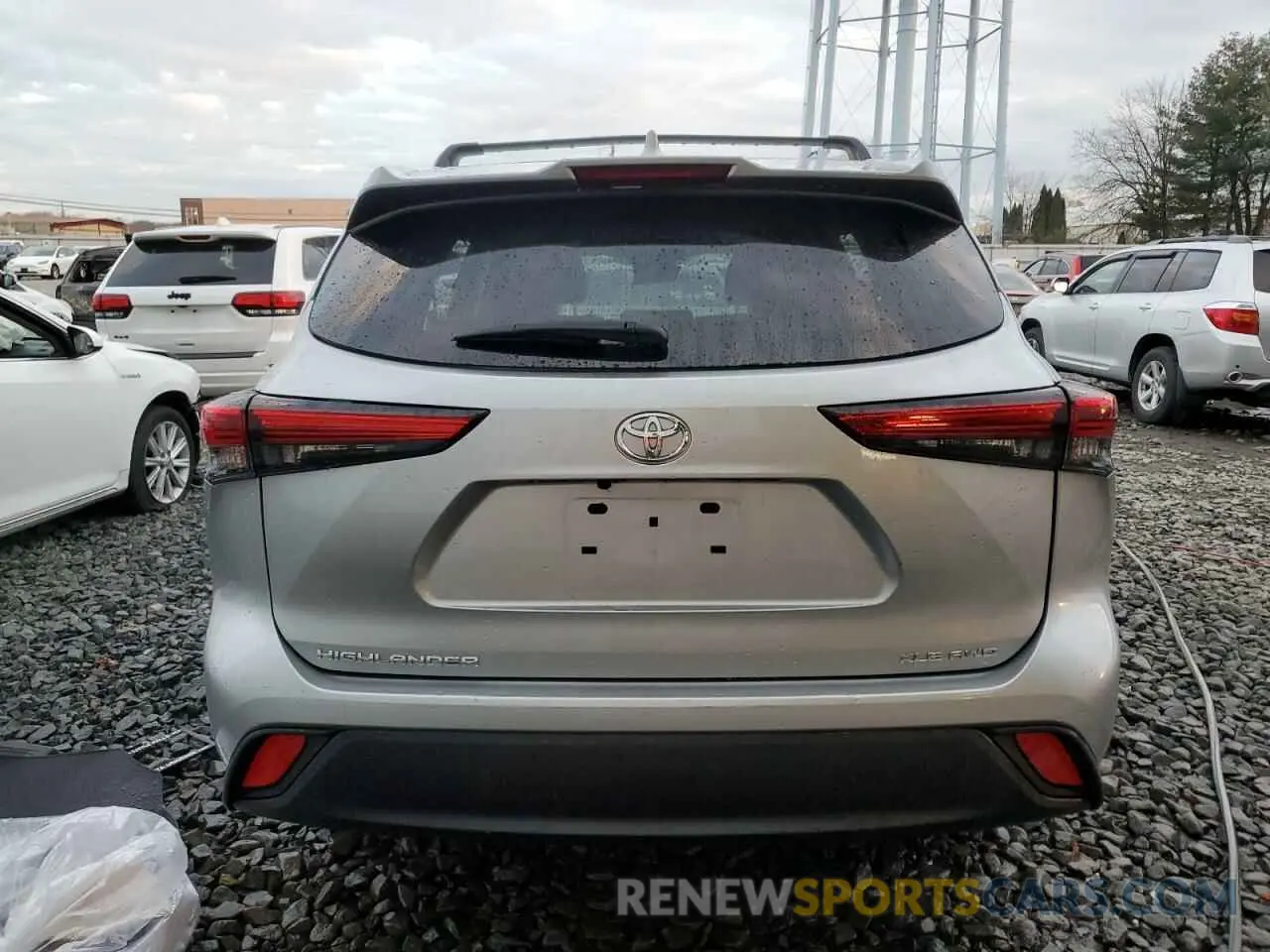 6 Фотография поврежденного автомобиля 5TDGZRBH2NS575412 TOYOTA HIGHLANDER 2022