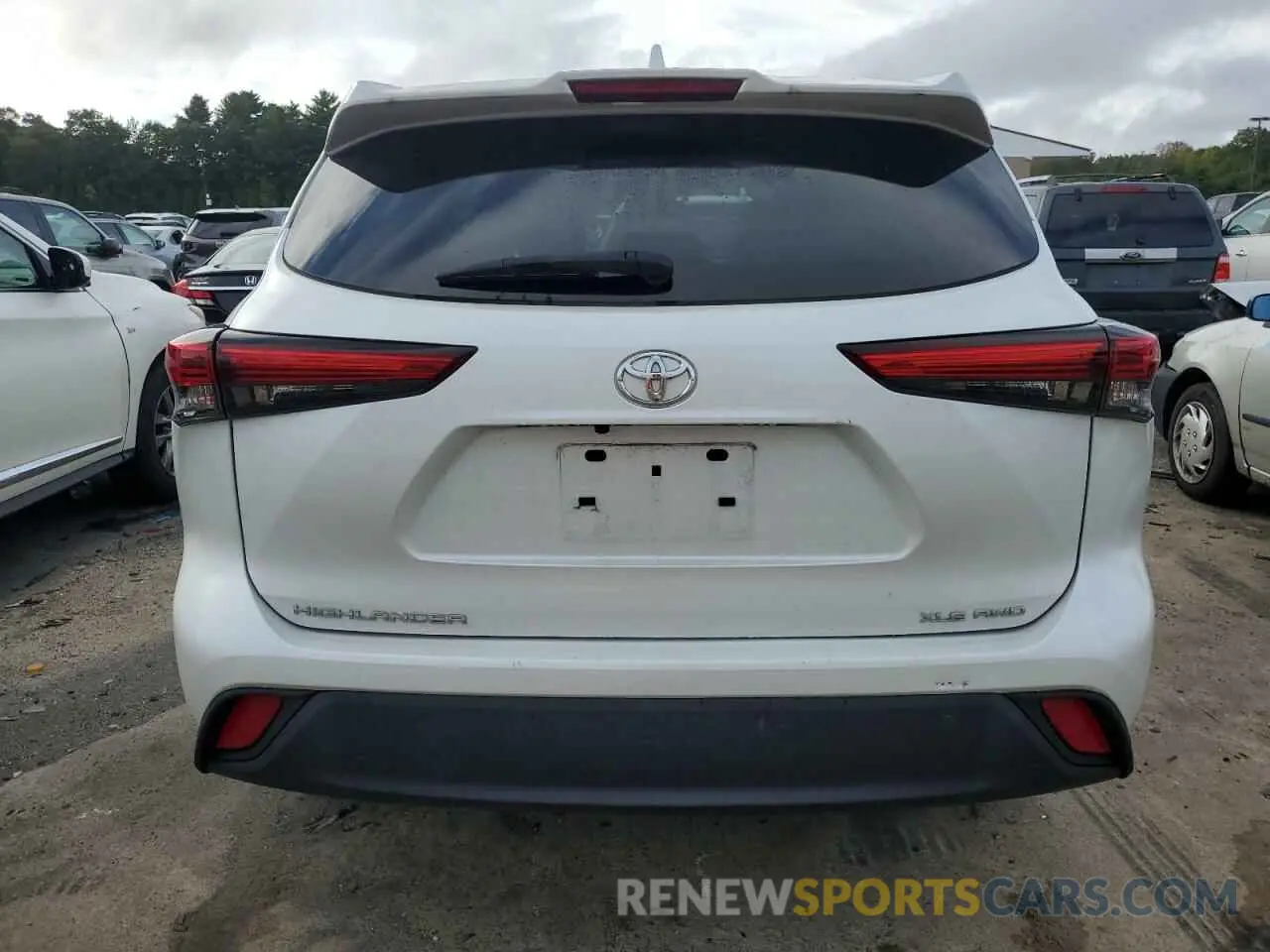6 Фотография поврежденного автомобиля 5TDGZRBH3NS582305 TOYOTA HIGHLANDER 2022