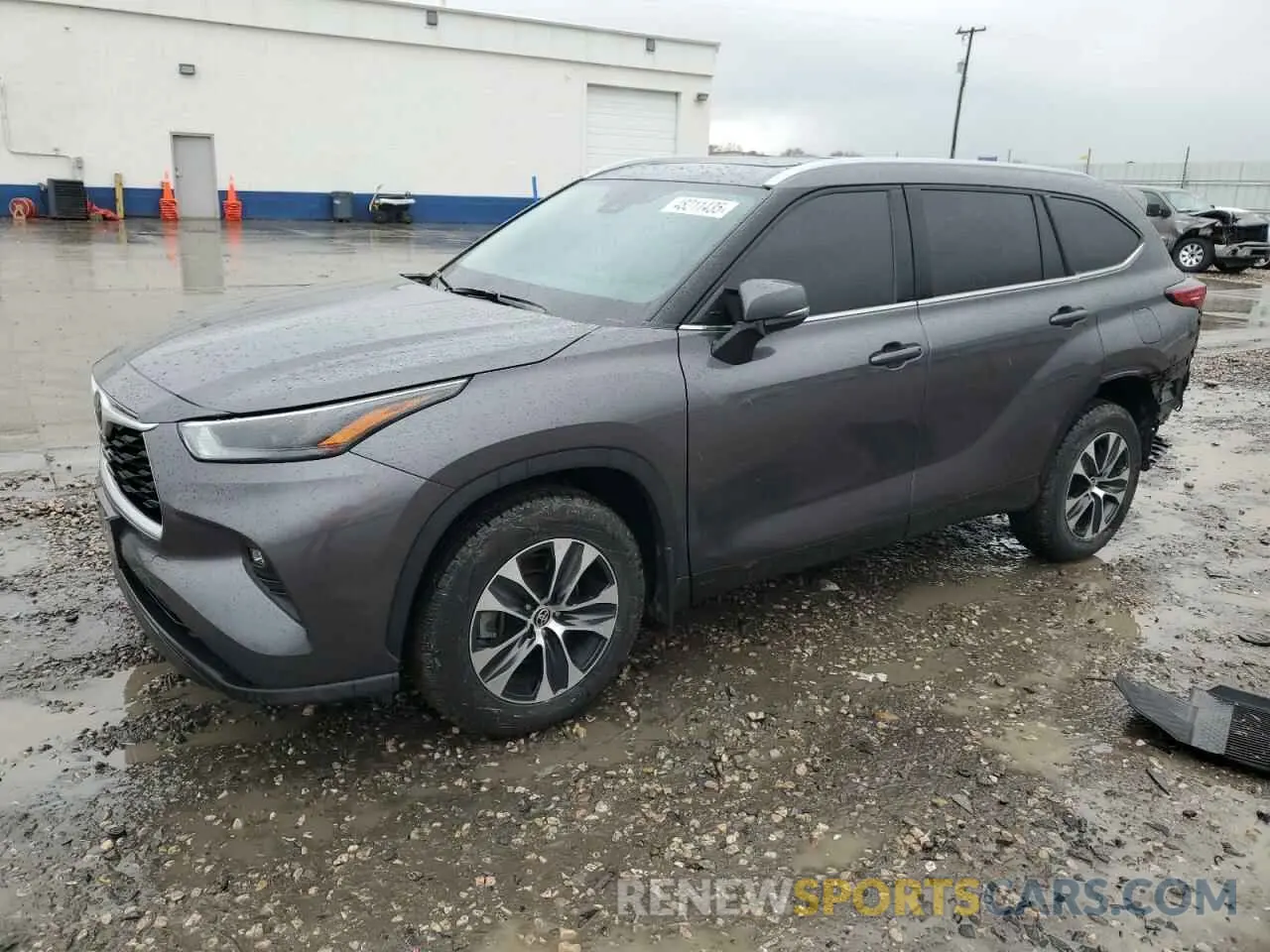 1 Фотография поврежденного автомобиля 5TDGZRBH4NS227658 TOYOTA HIGHLANDER 2022