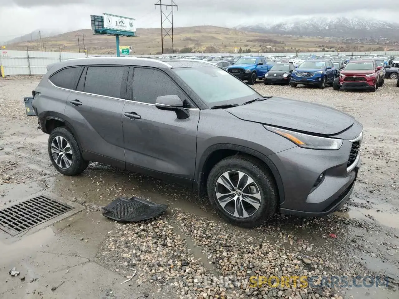 4 Фотография поврежденного автомобиля 5TDGZRBH4NS227658 TOYOTA HIGHLANDER 2022
