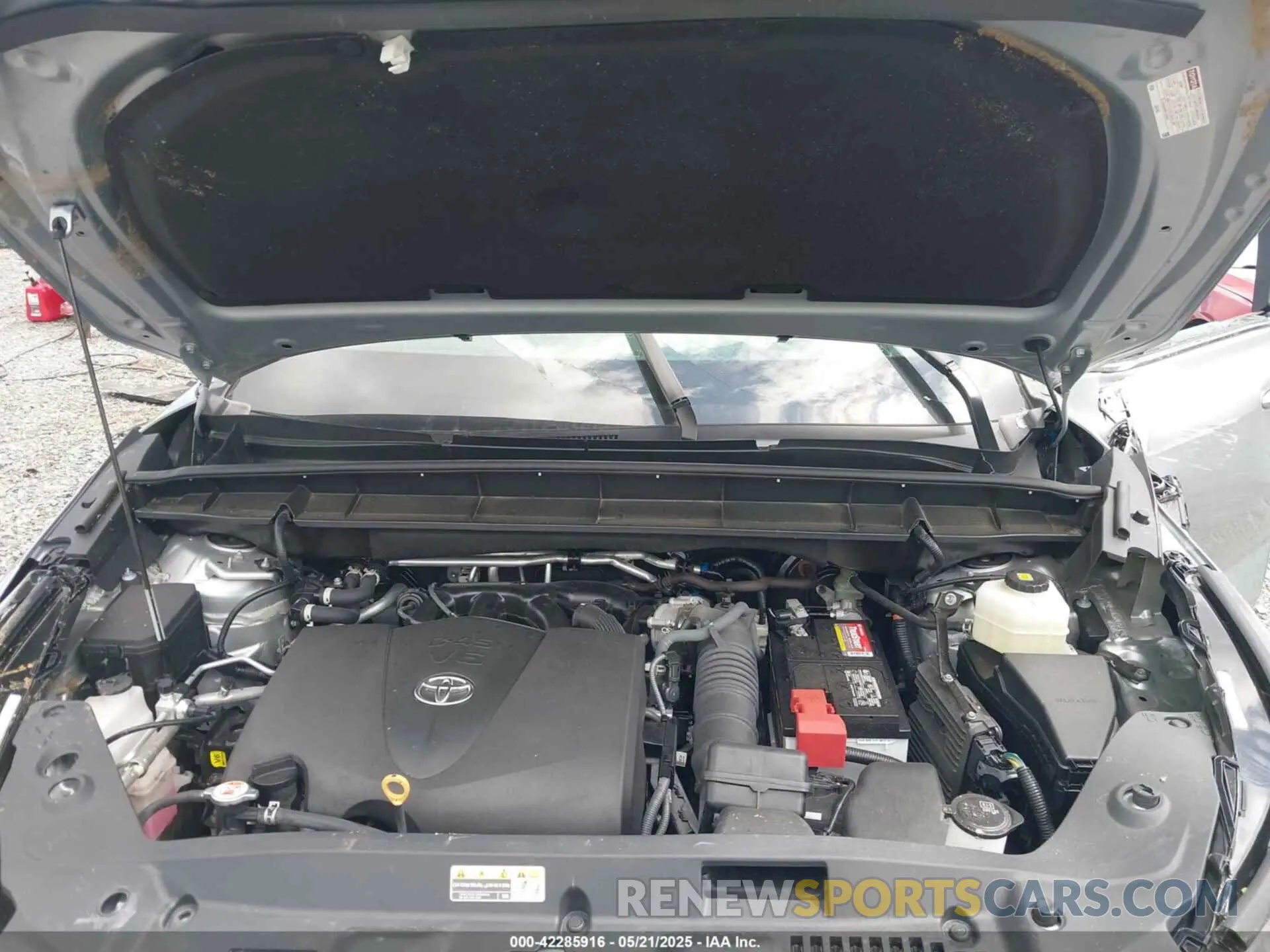 10 Фотография поврежденного автомобиля 5TDGZRBH4NS581552 TOYOTA HIGHLANDER 2022