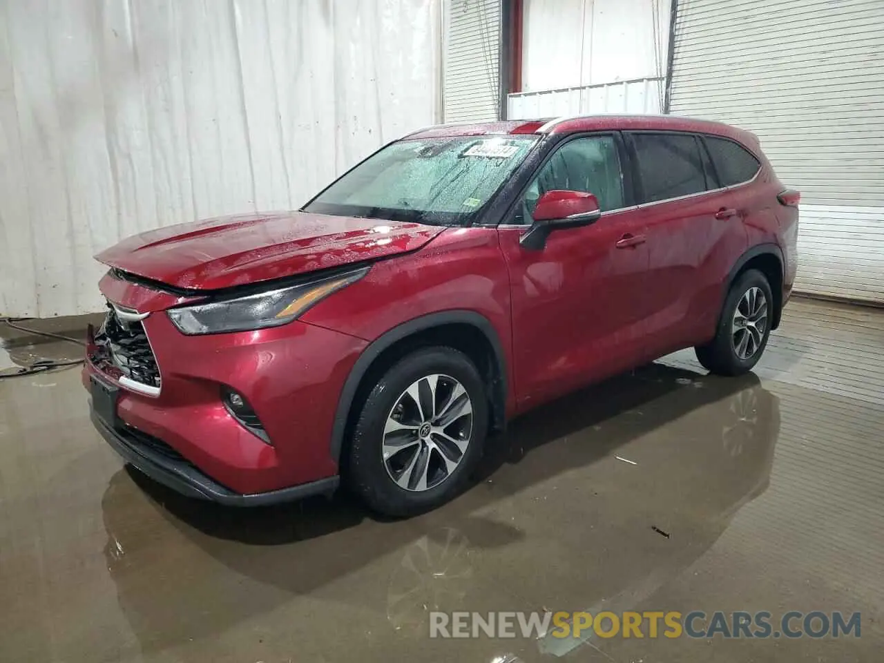 1 Фотография поврежденного автомобиля 5TDGZRBH5NS162593 TOYOTA HIGHLANDER 2022
