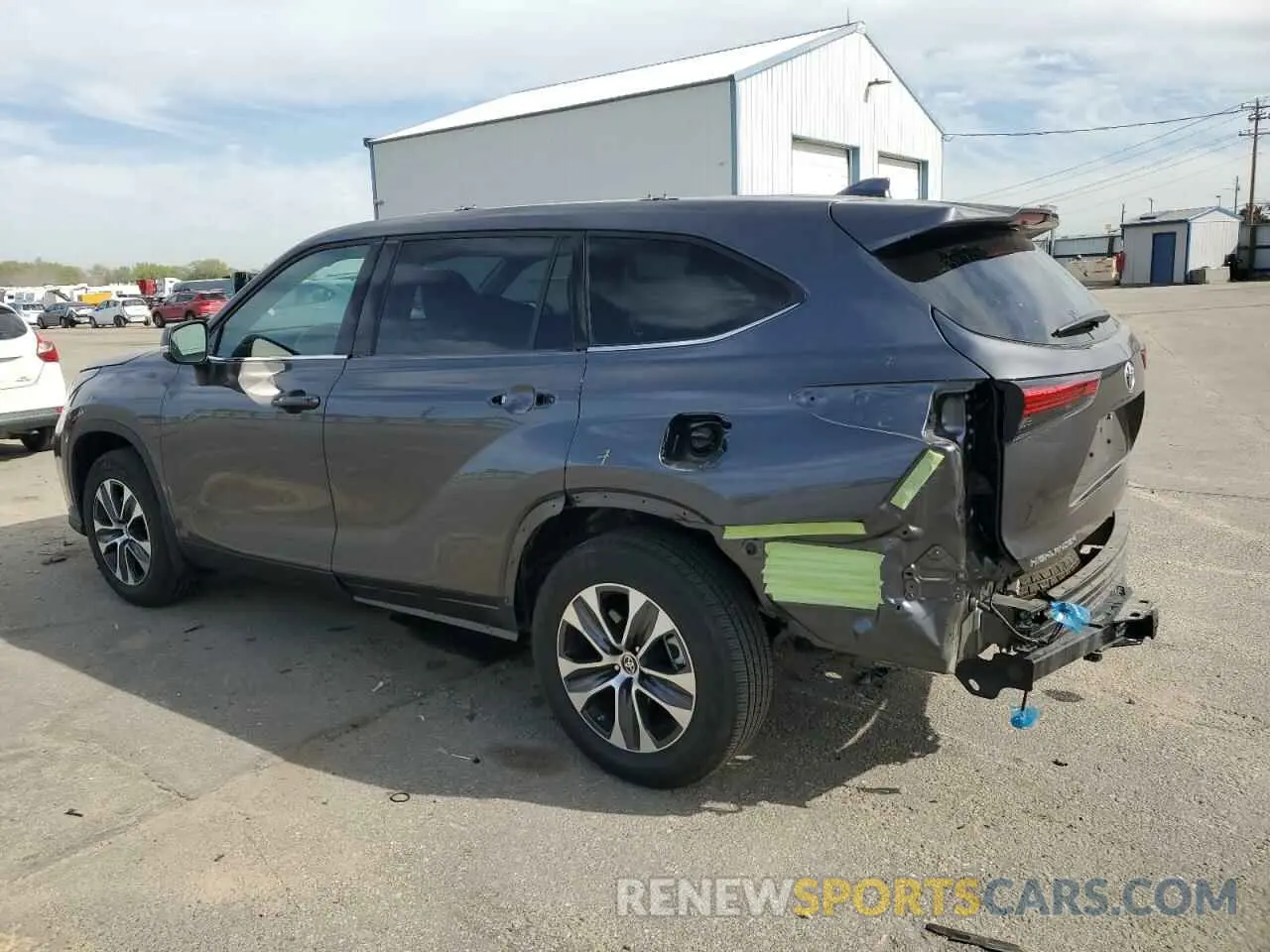 2 Фотография поврежденного автомобиля 5TDGZRBH5NS207788 TOYOTA HIGHLANDER 2022