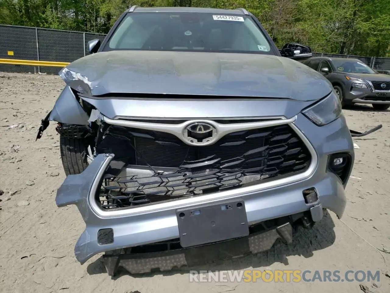 5 Photograph of a damaged car 5TDGZRBH5NS245733 TOYOTA HIGHLANDER 2022