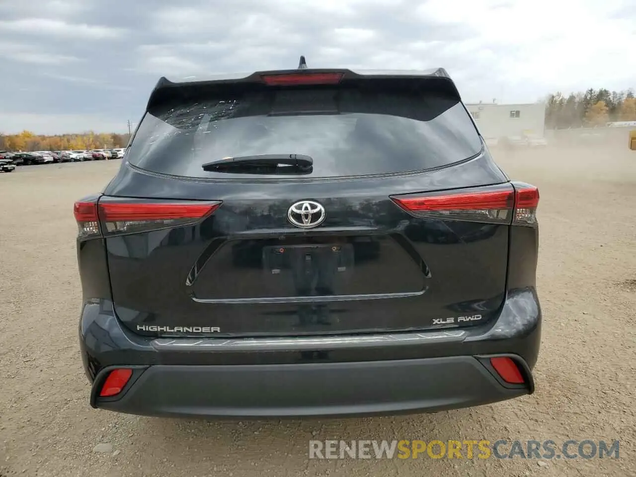 6 Photograph of a damaged car 5TDGZRBH5NS588865 TOYOTA HIGHLANDER 2022