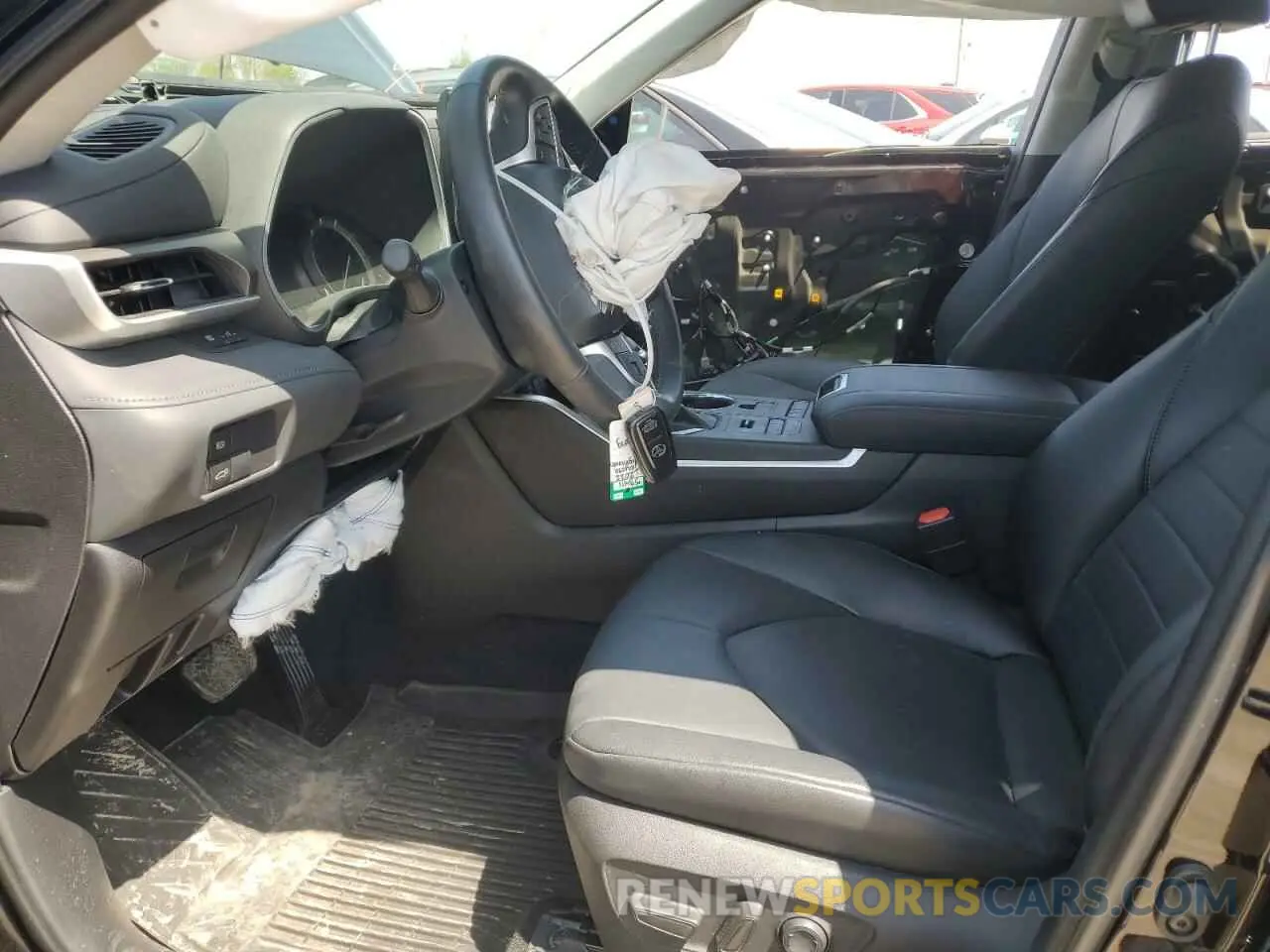 7 Photograph of a damaged car 5TDGZRBH6NS234336 TOYOTA HIGHLANDER 2022