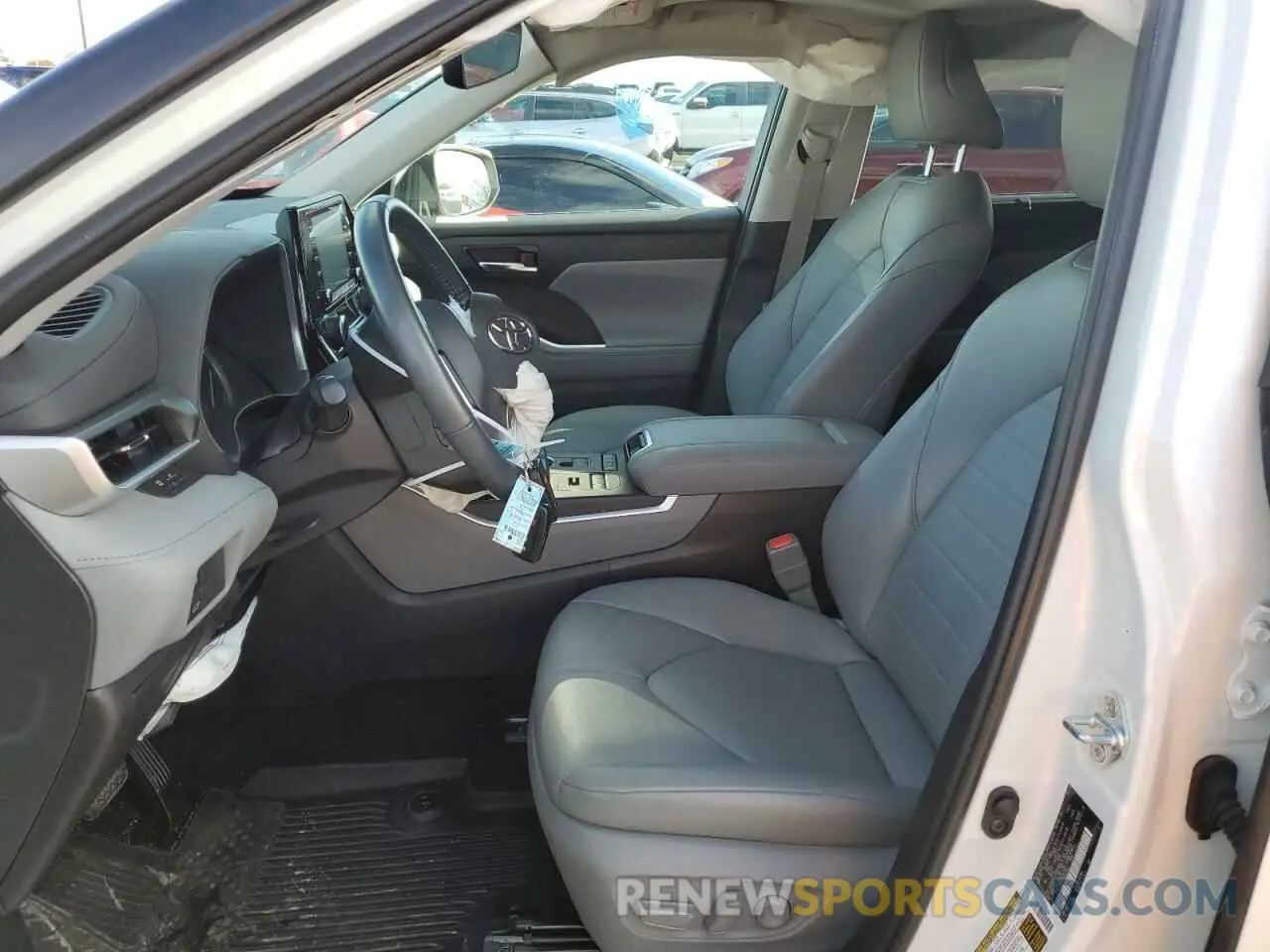 7 Фотография поврежденного автомобиля 5TDGZRBH6NS592262 TOYOTA HIGHLANDER 2022
