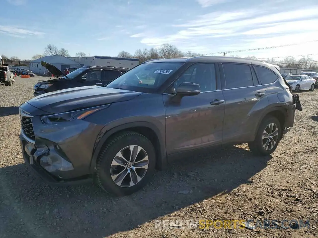 1 Фотография поврежденного автомобиля 5TDGZRBH8NS255978 TOYOTA HIGHLANDER 2022