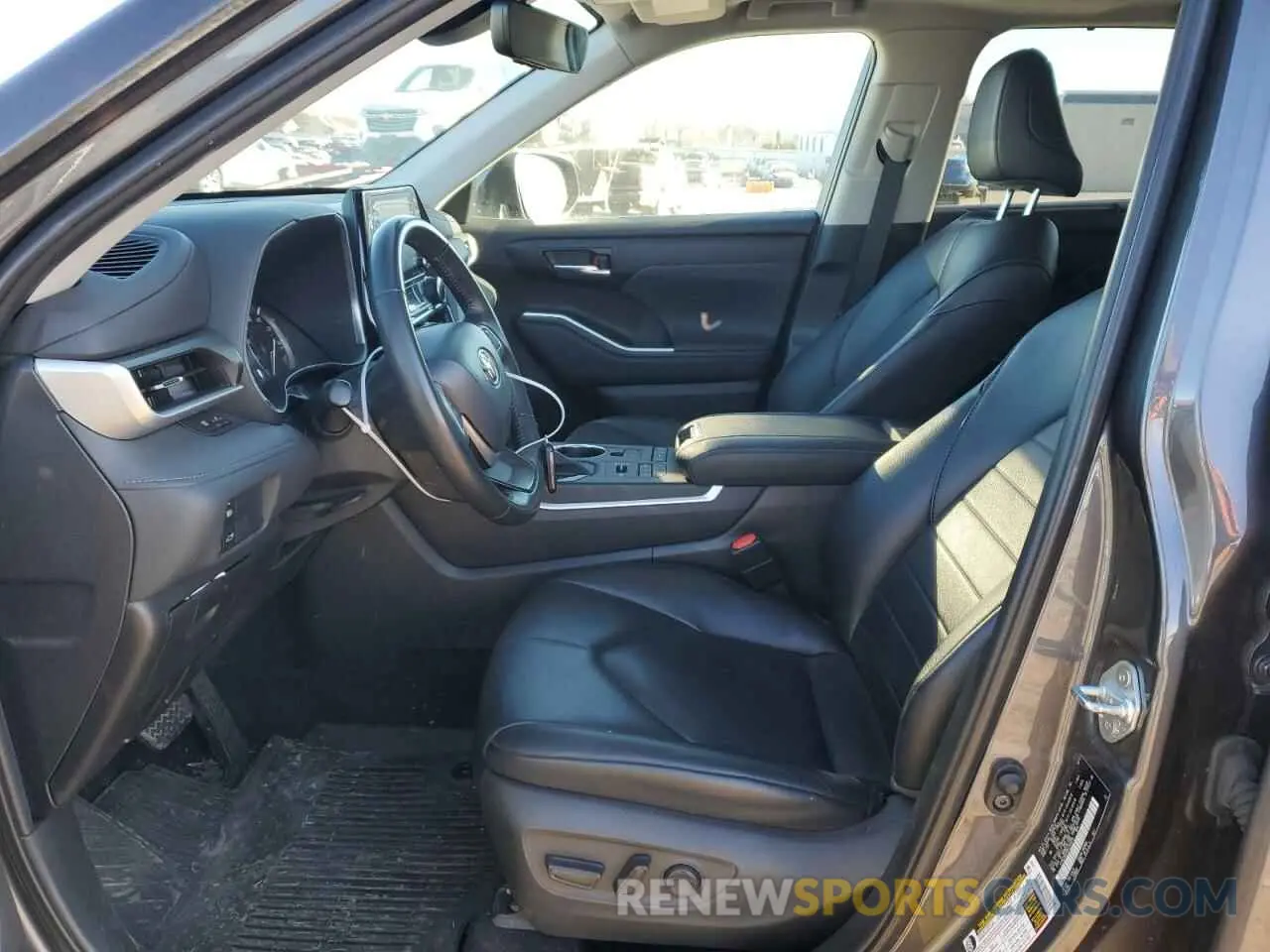 7 Фотография поврежденного автомобиля 5TDGZRBH8NS255978 TOYOTA HIGHLANDER 2022