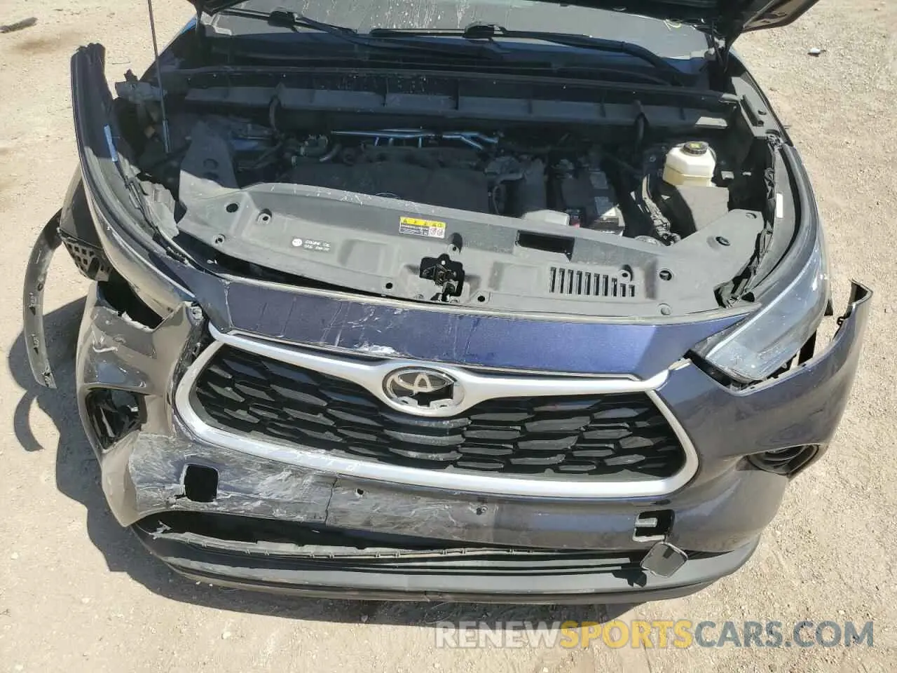 12 Photograph of a damaged car 5TDGZRBH8NS573003 TOYOTA HIGHLANDER 2022