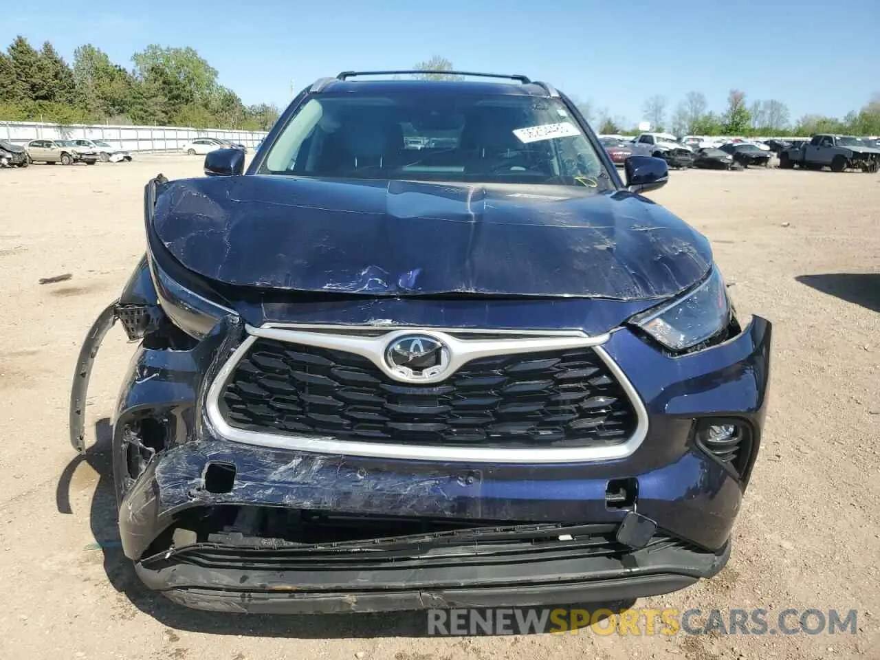 5 Photograph of a damaged car 5TDGZRBH8NS573003 TOYOTA HIGHLANDER 2022