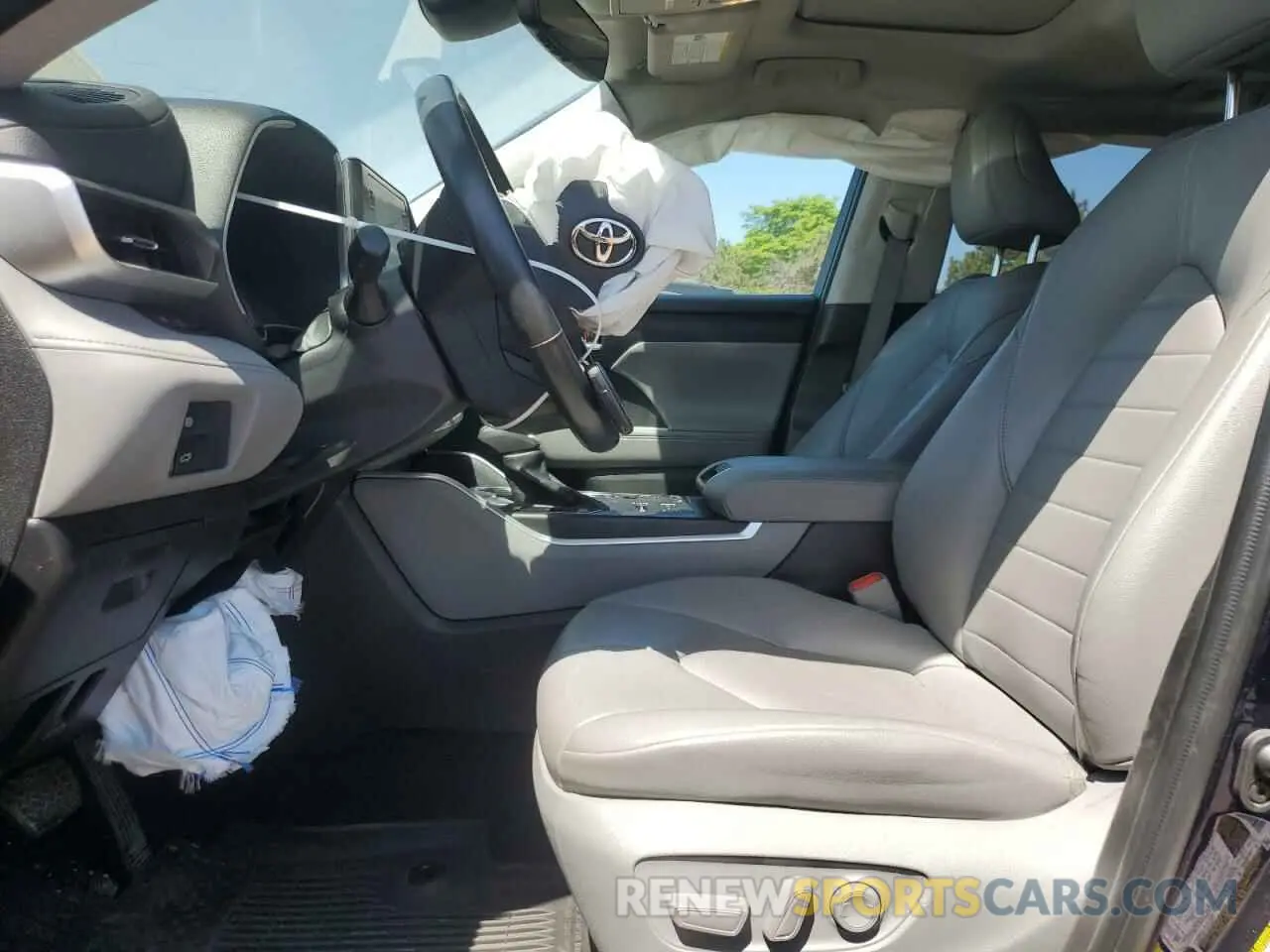 7 Photograph of a damaged car 5TDGZRBH8NS573003 TOYOTA HIGHLANDER 2022