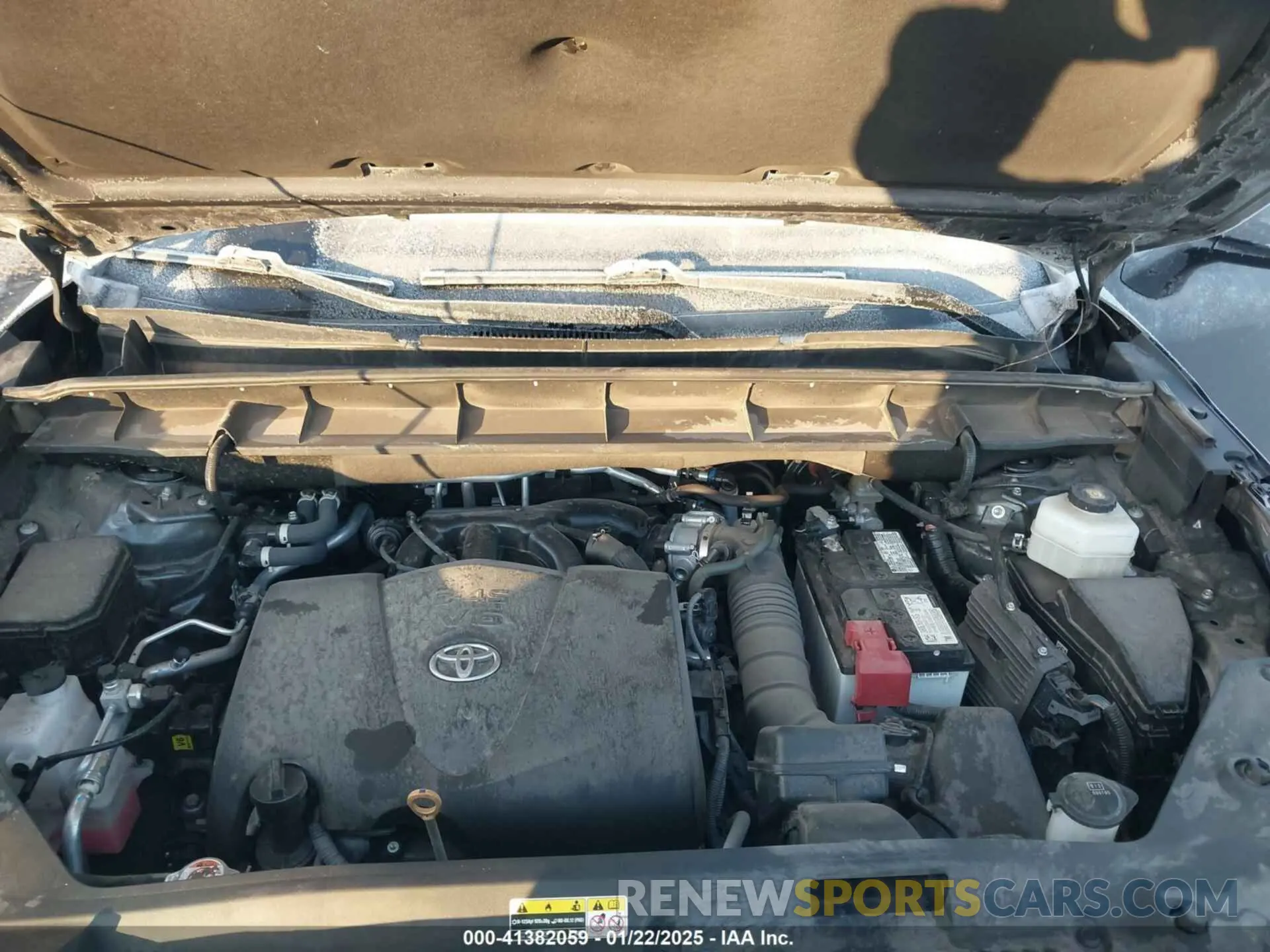 10 Фотография поврежденного автомобиля 5TDGZRBH8NS585412 TOYOTA HIGHLANDER 2022
