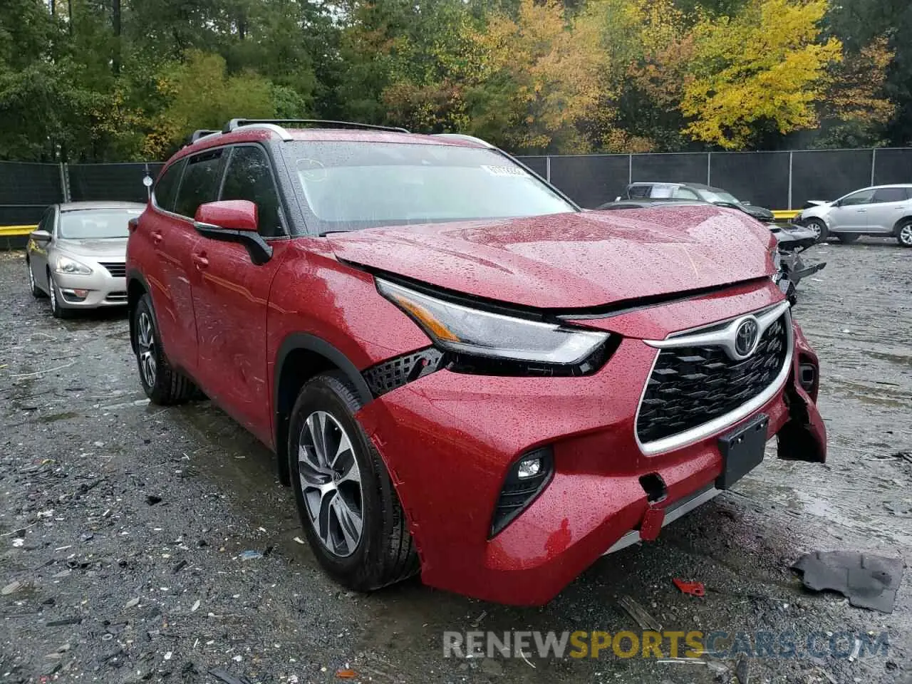 1 Фотография поврежденного автомобиля 5TDGZRBH9NS211598 TOYOTA HIGHLANDER 2022