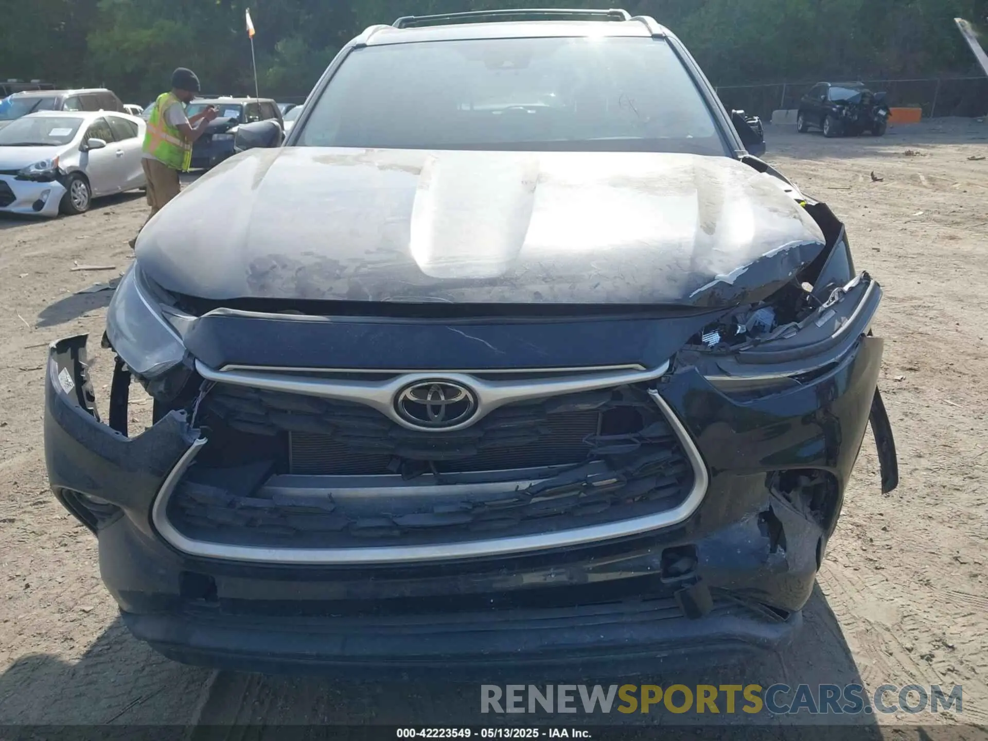 12 Фотография поврежденного автомобиля 5TDGZRBH9NS578954 TOYOTA HIGHLANDER 2022