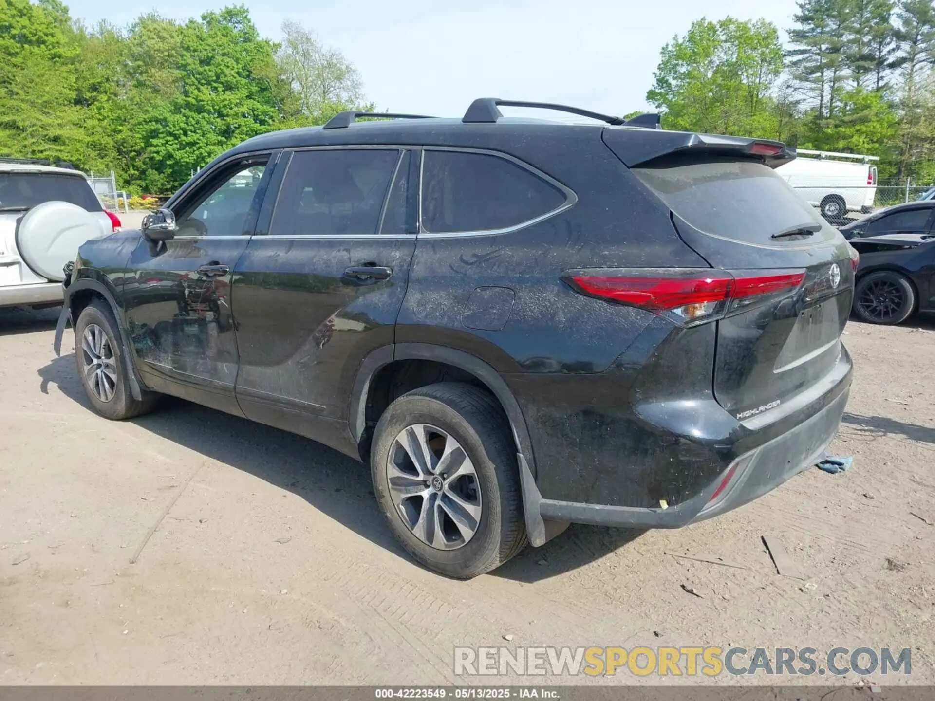 3 Фотография поврежденного автомобиля 5TDGZRBH9NS578954 TOYOTA HIGHLANDER 2022