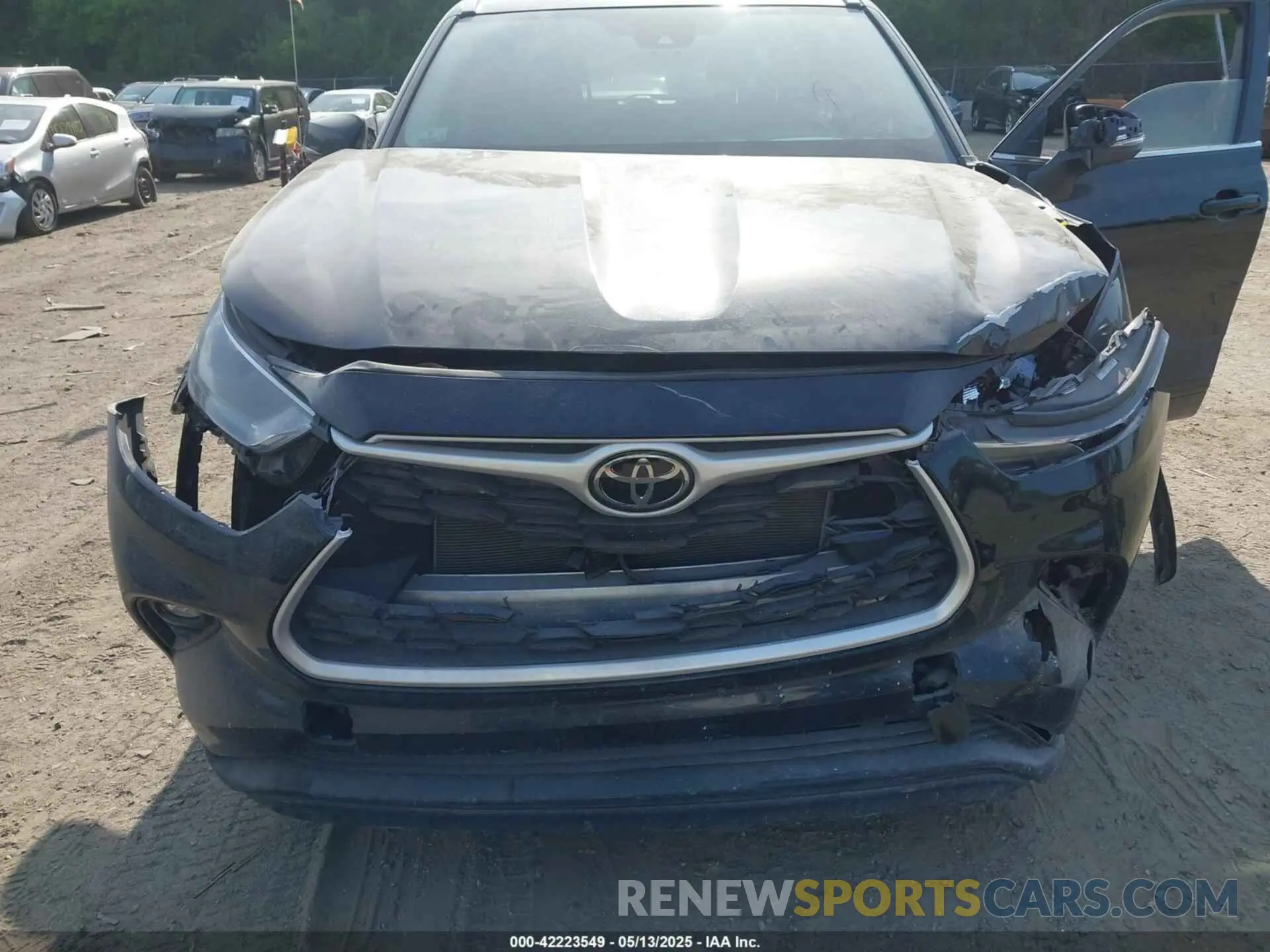 6 Фотография поврежденного автомобиля 5TDGZRBH9NS578954 TOYOTA HIGHLANDER 2022