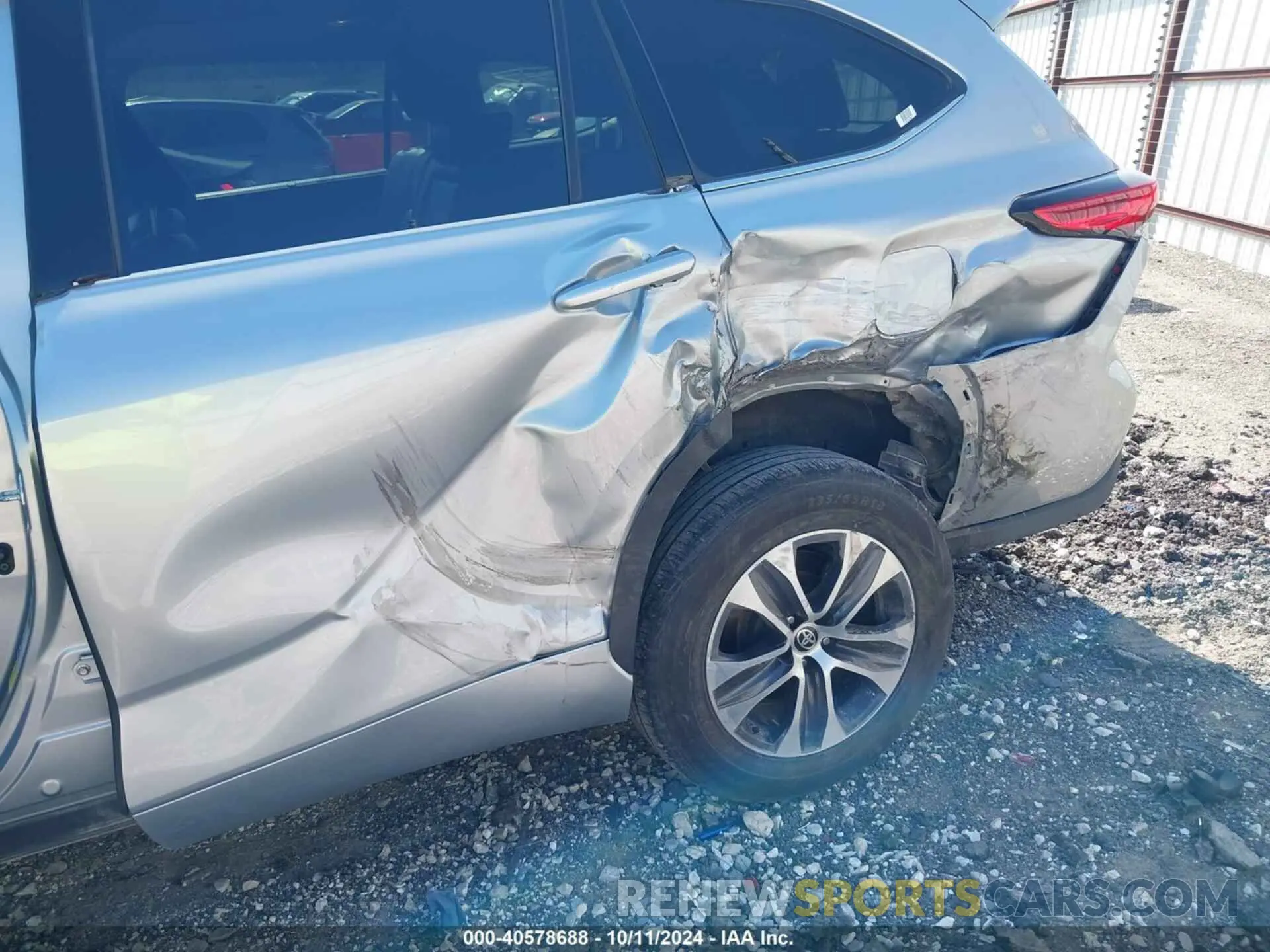 6 Фотография поврежденного автомобиля 5TDGZRBHXNS175047 TOYOTA HIGHLANDER 2022