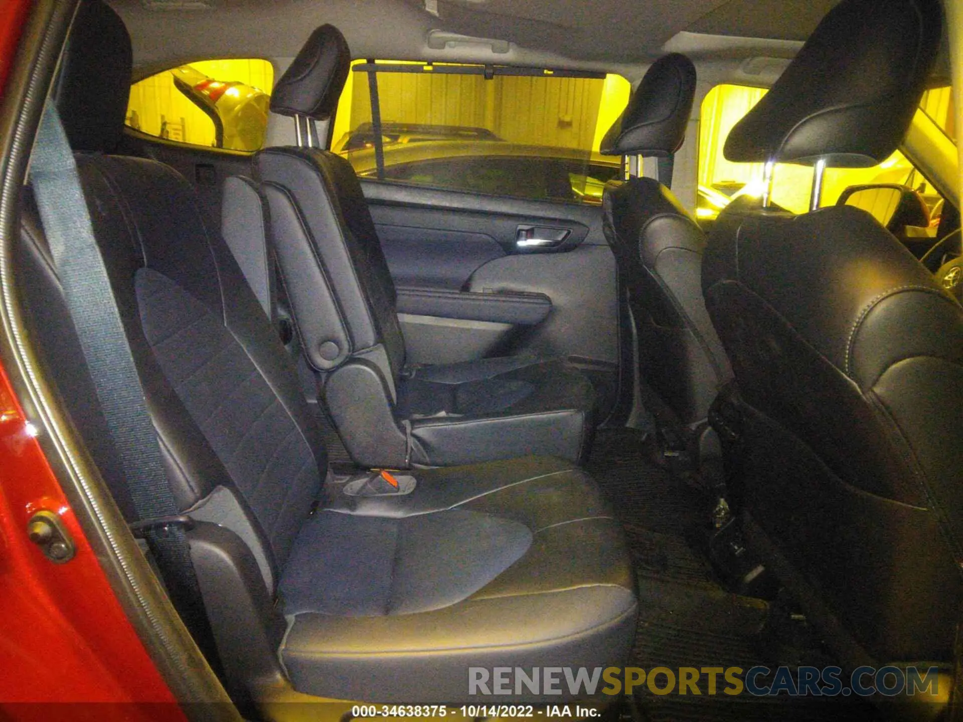8 Фотография поврежденного автомобиля 5TDGZRBHXNS570300 TOYOTA HIGHLANDER 2022