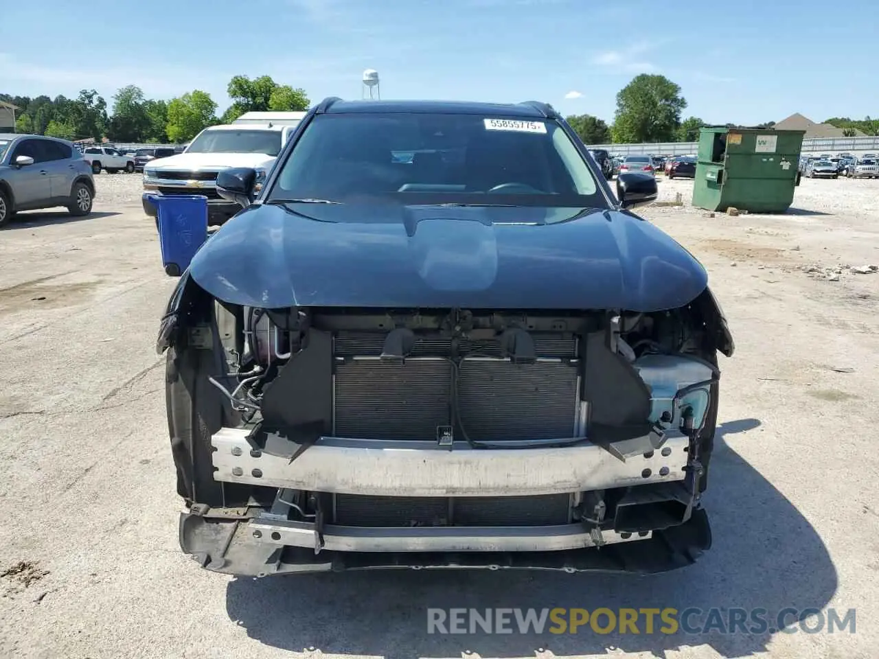 5 Photograph of a damaged car 5TDGZRBHXNS588621 TOYOTA HIGHLANDER 2022