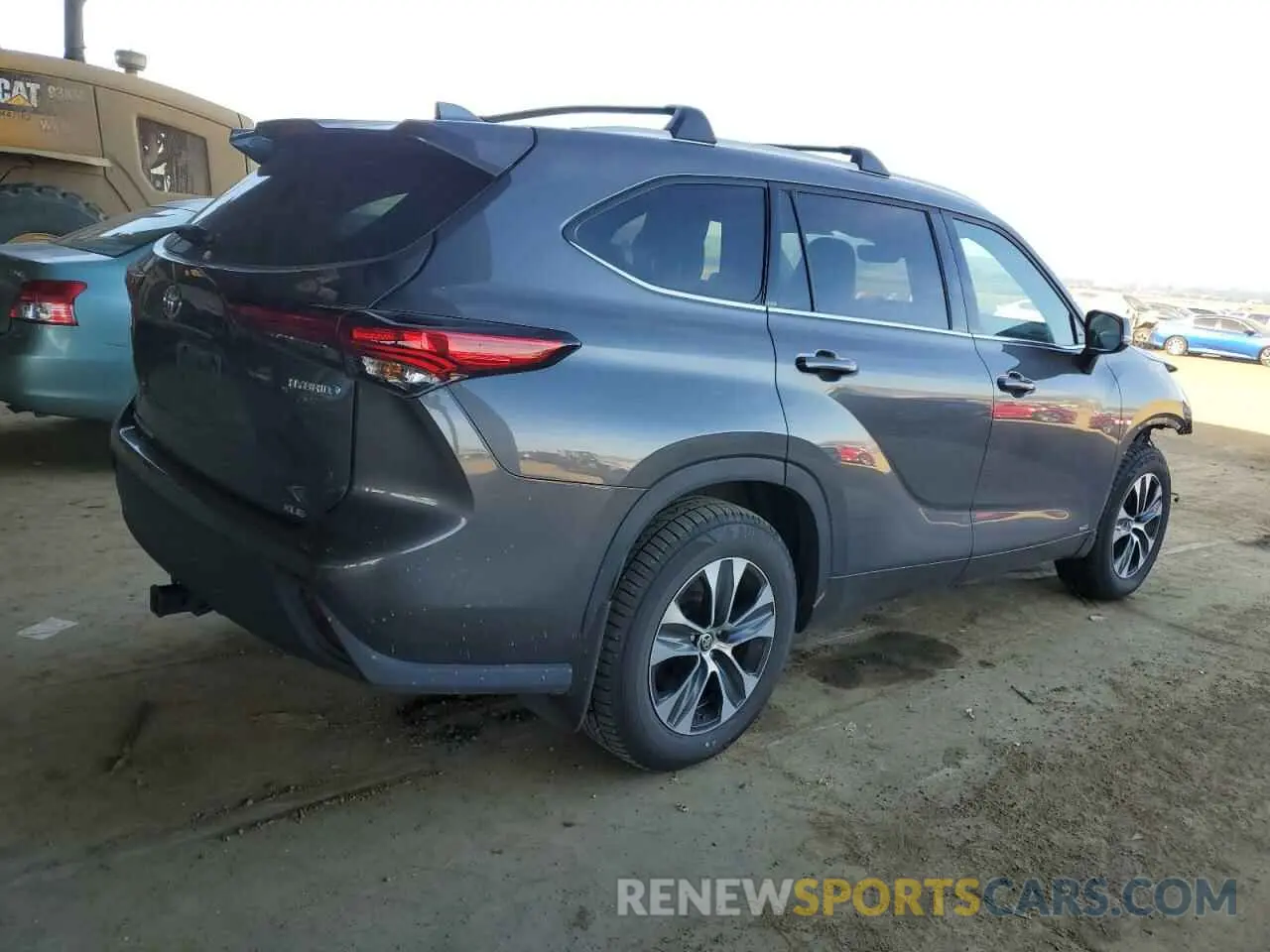 3 Фотография поврежденного автомобиля 5TDHBRCHXNS557361 TOYOTA HIGHLANDER 2022