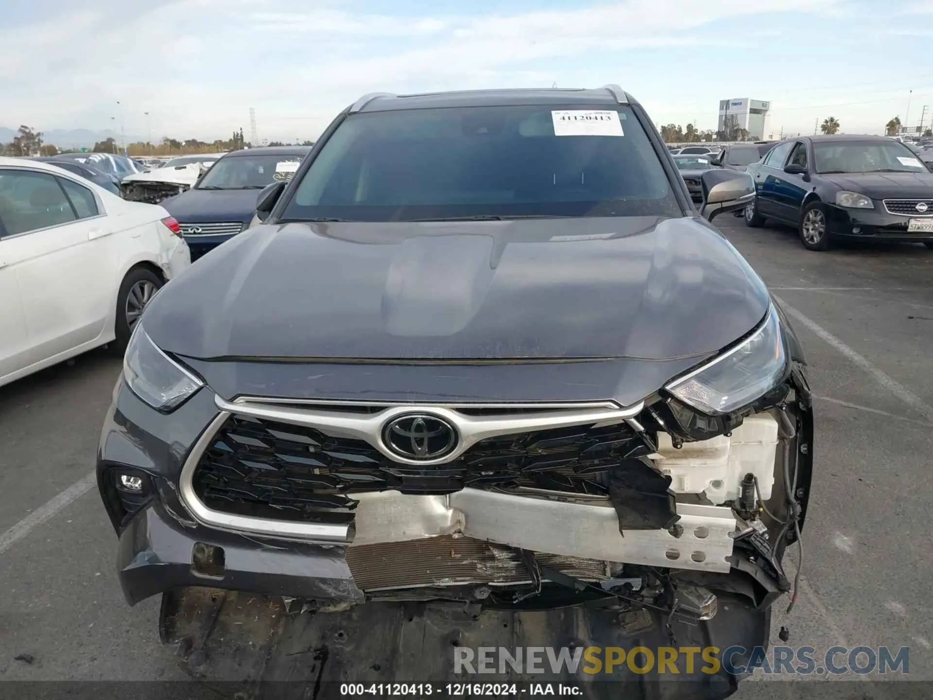12 Фотография поврежденного автомобиля 5TDHZRAH0NS103554 TOYOTA HIGHLANDER 2022
