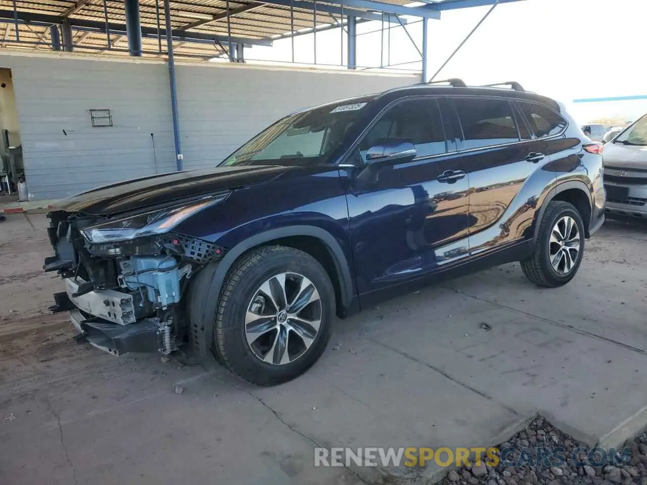 1 Фотография поврежденного автомобиля 5TDHZRAH9NS093896 TOYOTA HIGHLANDER 2022
