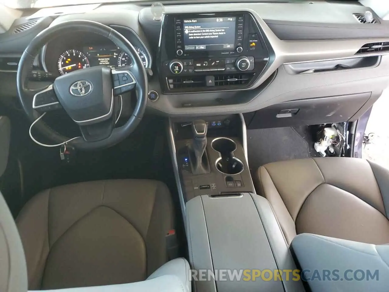 8 Фотография поврежденного автомобиля 5TDHZRAH9NS093896 TOYOTA HIGHLANDER 2022