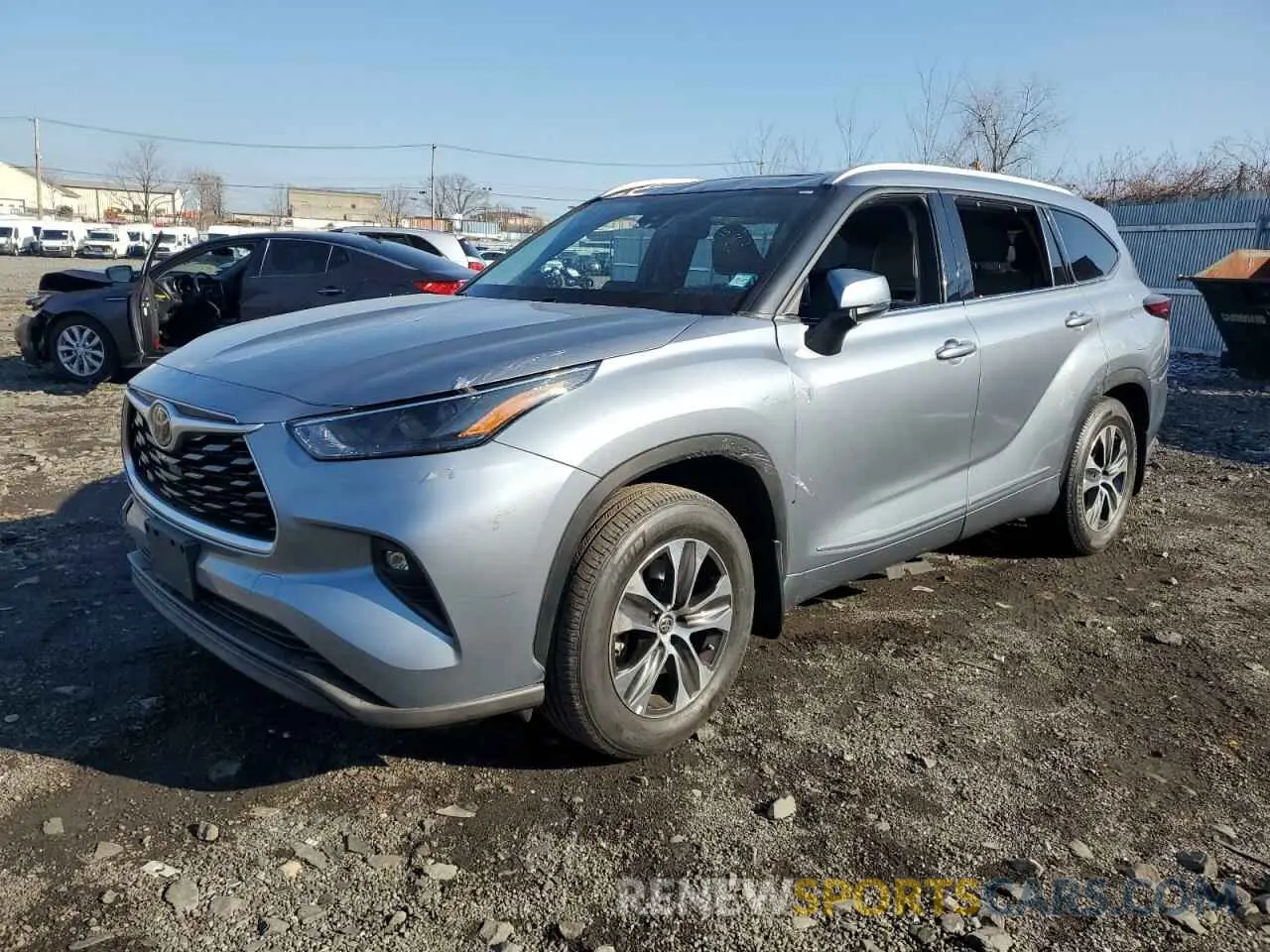 1 Фотография поврежденного автомобиля 5TDHZRBH1NS195322 TOYOTA HIGHLANDER 2022