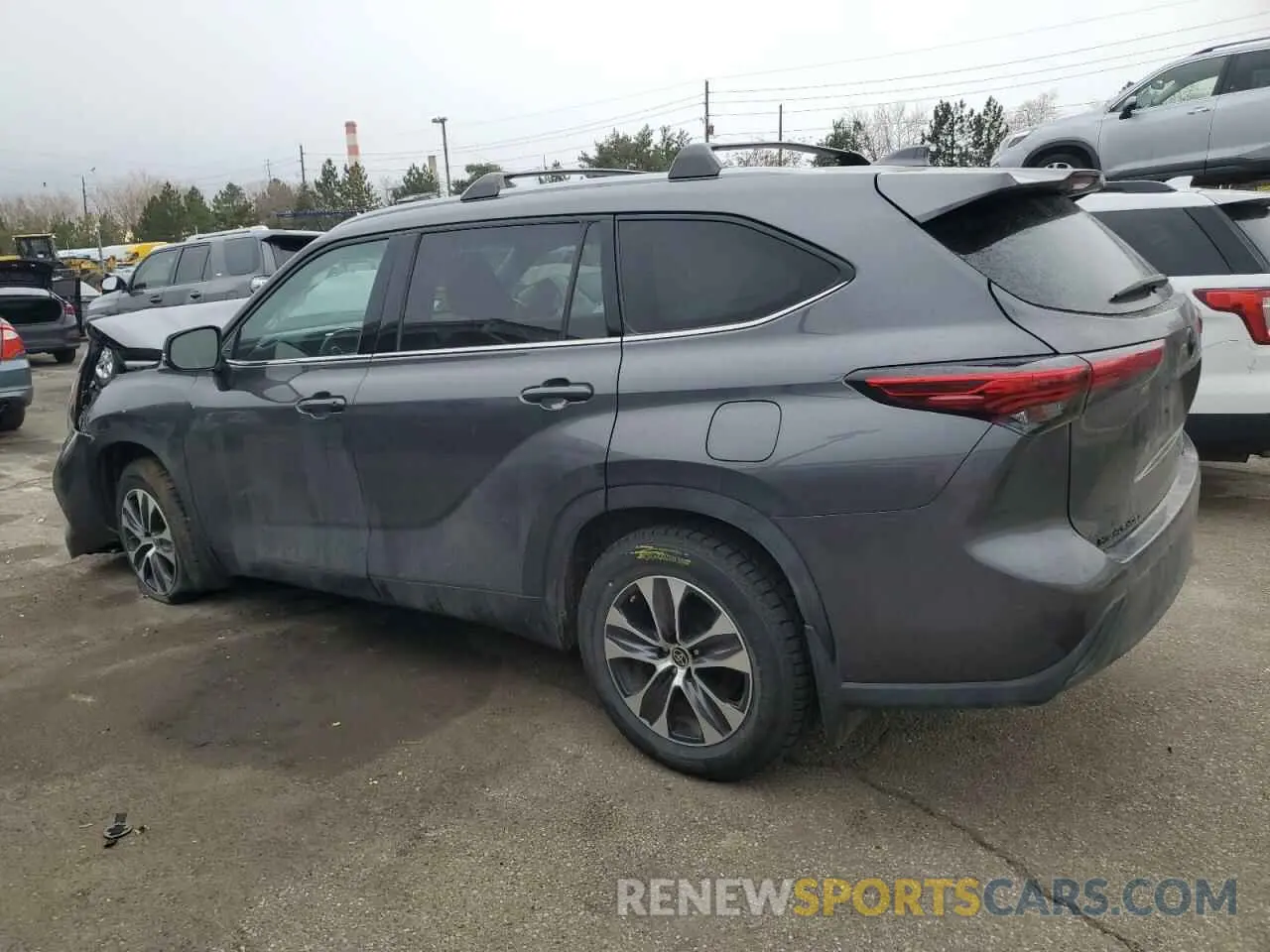 2 Фотография поврежденного автомобиля 5TDHZRBH1NS562459 TOYOTA HIGHLANDER 2022