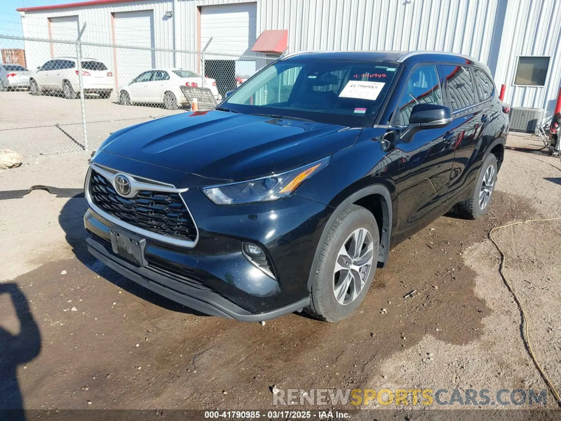 2 Фотография поврежденного автомобиля 5TDHZRBH4NS567218 TOYOTA HIGHLANDER 2022