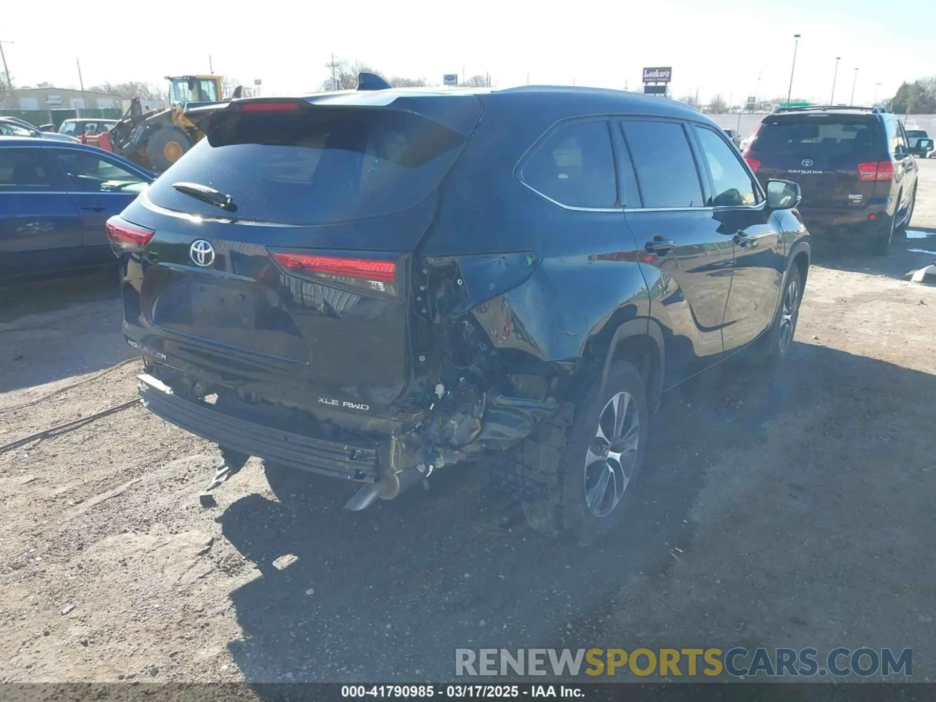 4 Фотография поврежденного автомобиля 5TDHZRBH4NS567218 TOYOTA HIGHLANDER 2022