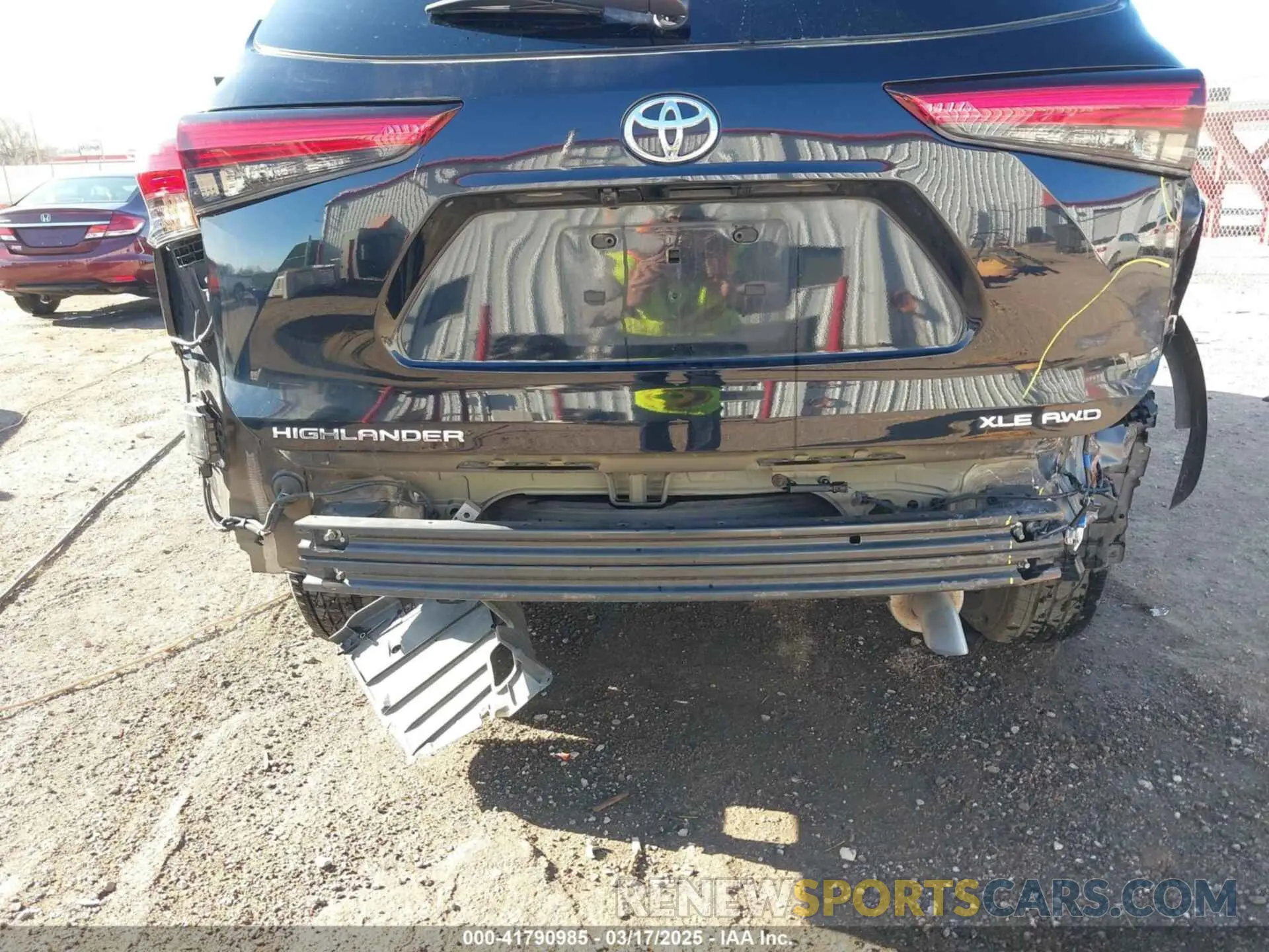 6 Фотография поврежденного автомобиля 5TDHZRBH4NS567218 TOYOTA HIGHLANDER 2022