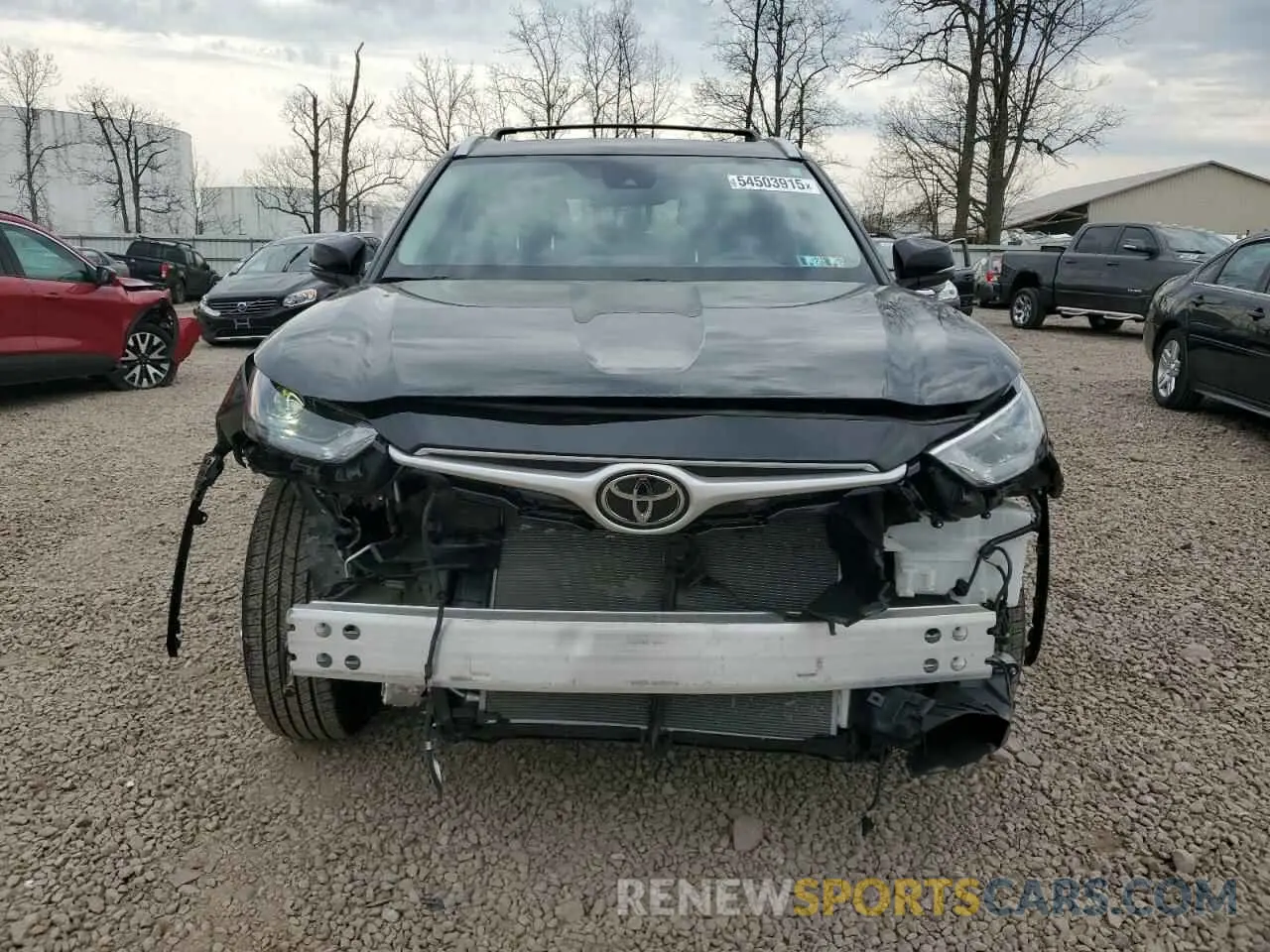 5 Photograph of a damaged car 5TDHZRBH5NS584920 TOYOTA HIGHLANDER 2022