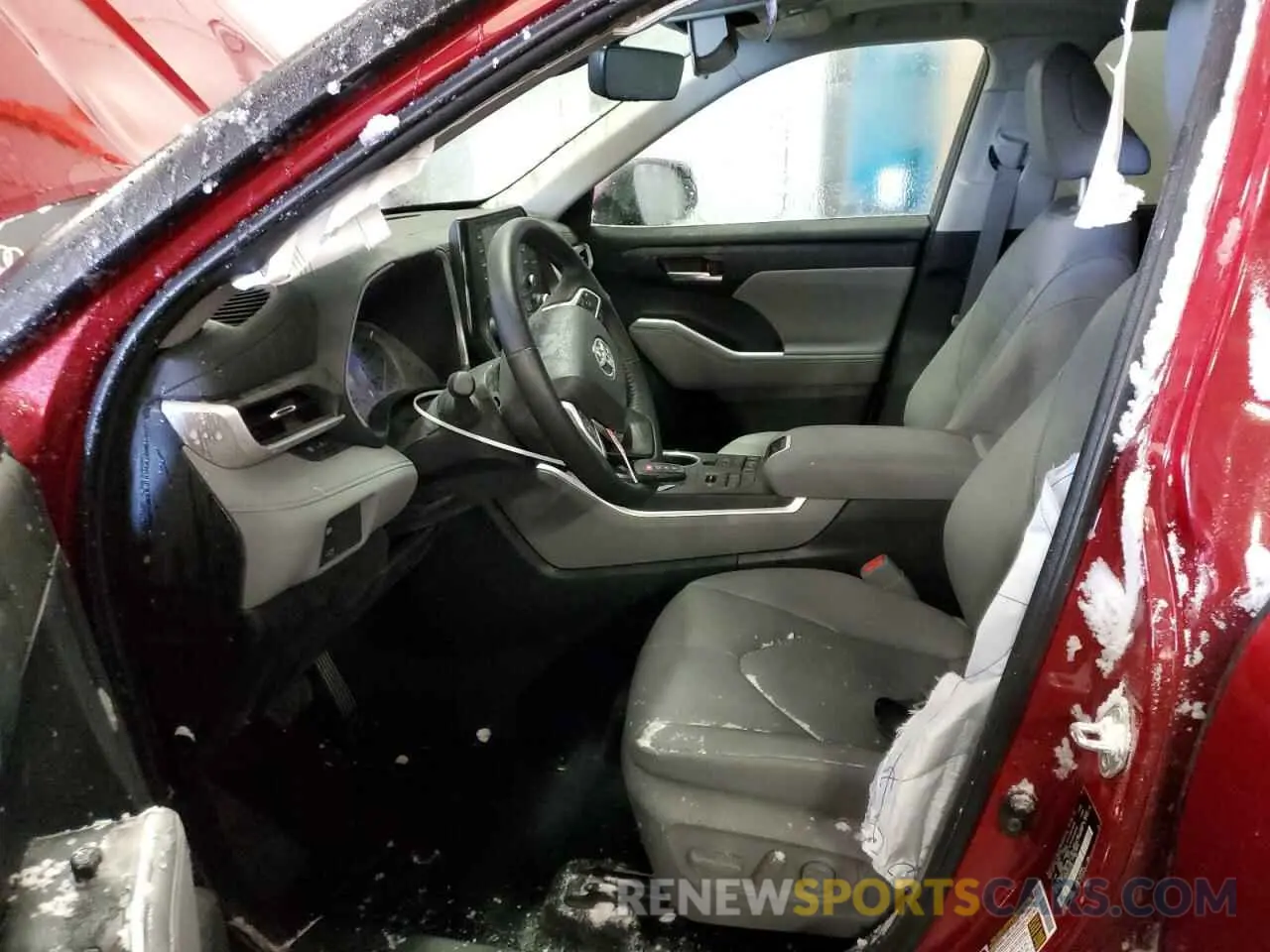 7 Фотография поврежденного автомобиля 5TDHZRBH6NS238181 TOYOTA HIGHLANDER 2022