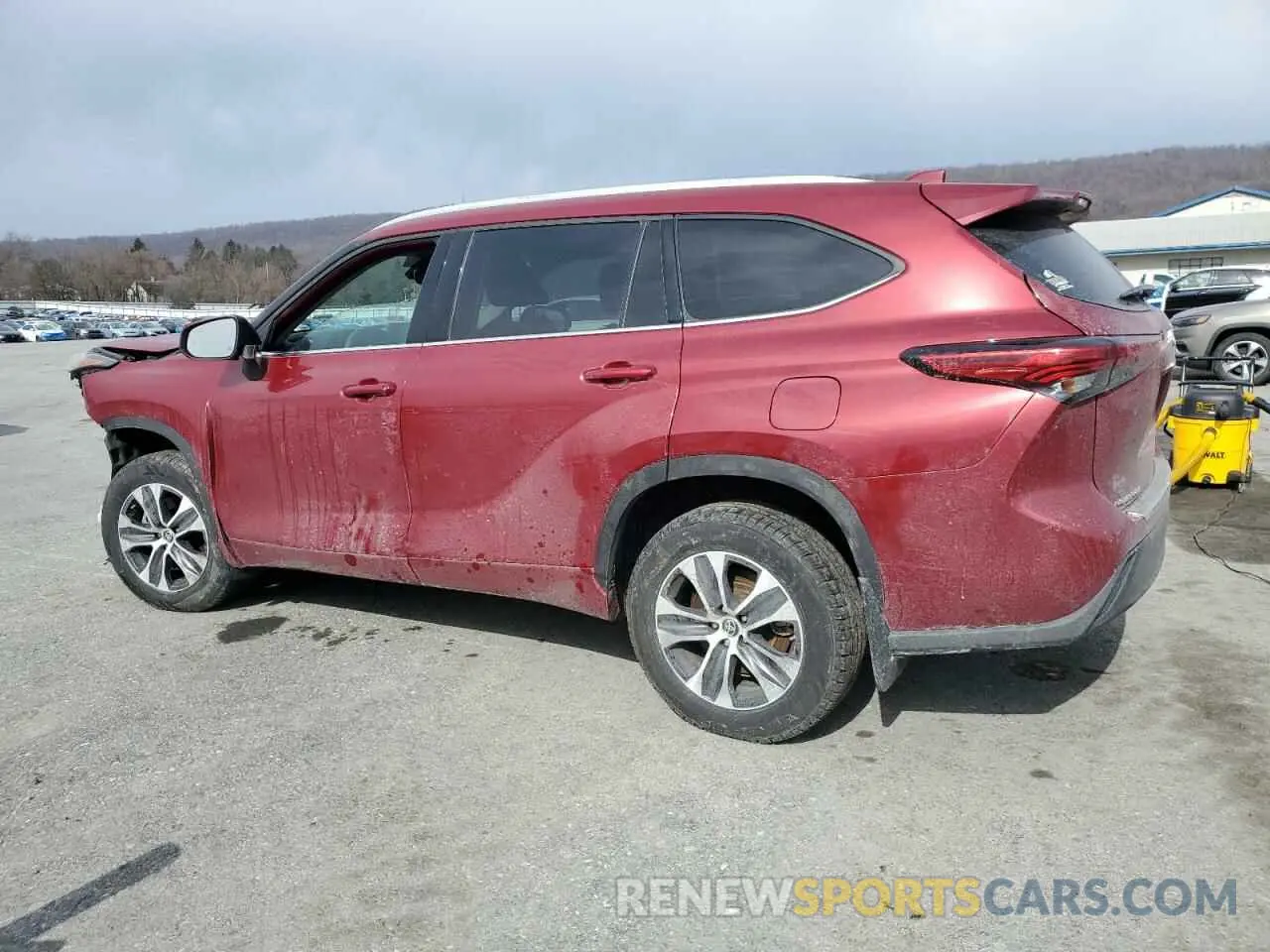 2 Фотография поврежденного автомобиля 5TDHZRBH6NS586501 TOYOTA HIGHLANDER 2022